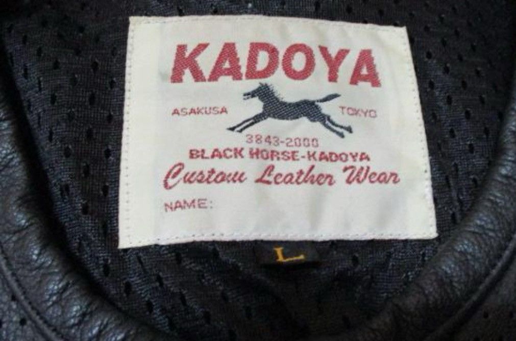 Kadoya Kadoya “Black Horse” Leather Biker Jacket Size US L / EU 52-54 / 3 - 4 Thumbnail