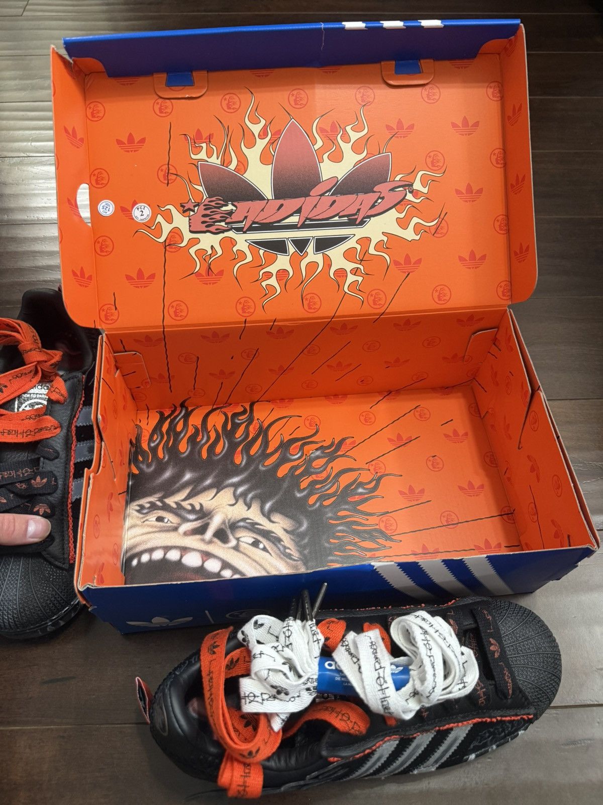HELLSTAR HELLSTAR X ADIDAS SNEAKER COMPLEXCON EXCLUSIVE Size US 6.5 / EU 39-40 - 8 Thumbnail