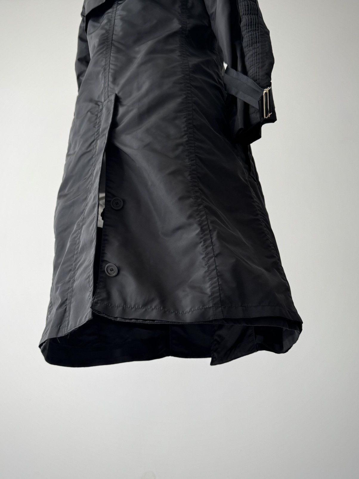 Gucci Vintage 2004 Gucci by Tom Ford Nylon Trench Coat Size S / US 4 / IT 40 - 6 Thumbnail