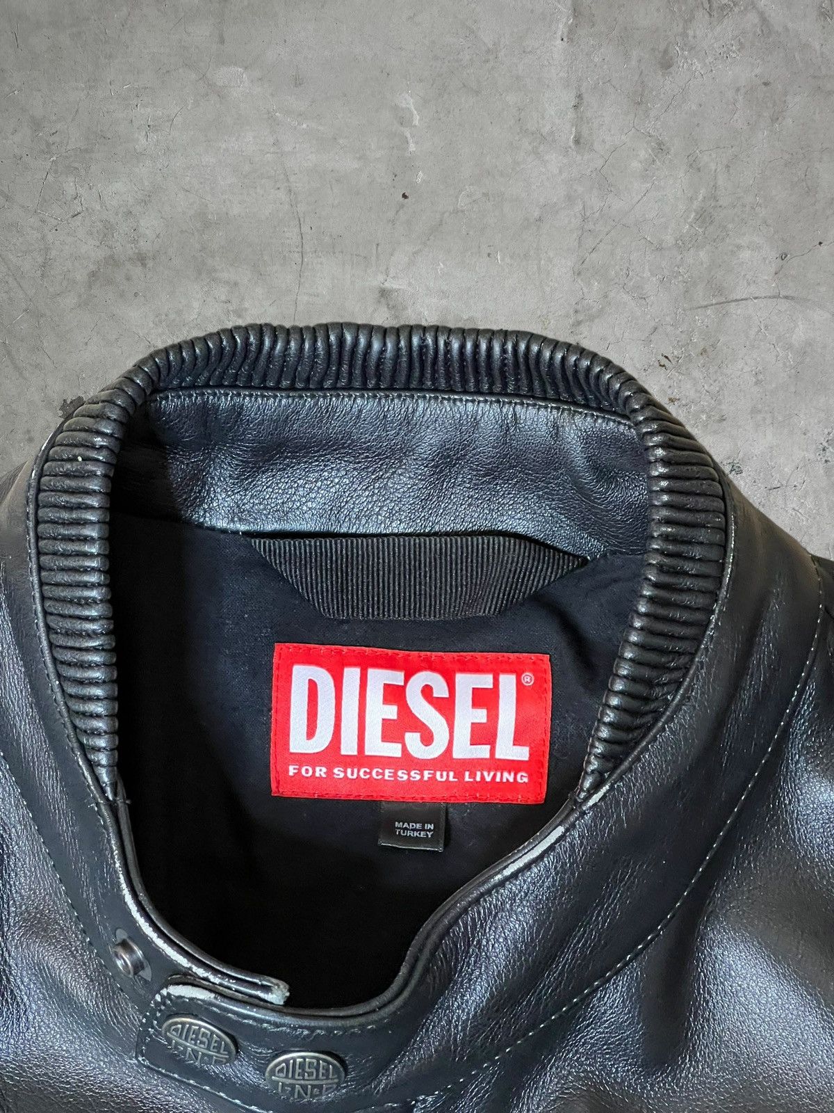 Diesel Diesel Leather Jacket Size US S / EU 44-46 / 1 - 10 Thumbnail