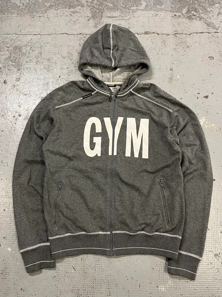 Dolce & Gabbana AW2004 Dolce & Gabbana Gym Grey Zip-Up Sweater Size US M / EU 48-50 / 2 - 3 Thumbnail