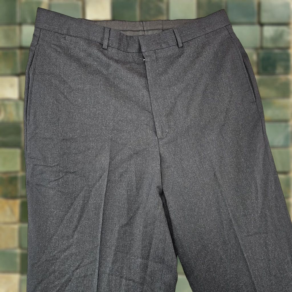 Brooks Brothers Brooks Dress Pants Mens 36x27 Gray Wool Stretch Flat Front Trousers Canada Business Formal Workwear Size US 36 / EU 52 - 1 Thumbnail