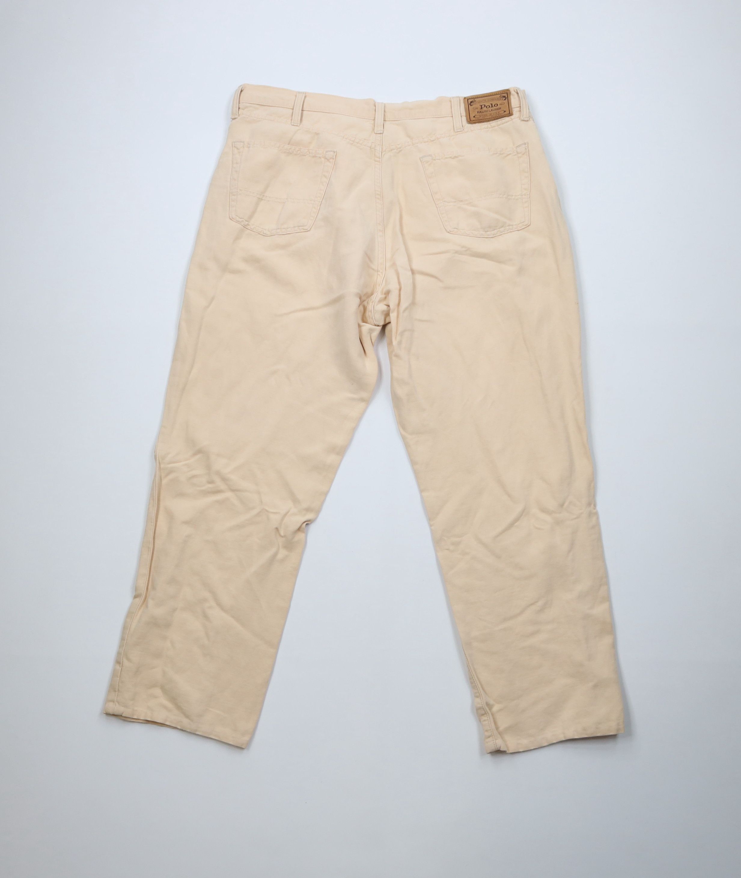 Ralph Lauren Vintage 80s 90s Ralph Lauren Relaxed Fit Jeans Peach USA Size US 38 / EU 54 - 11 Thumbnail