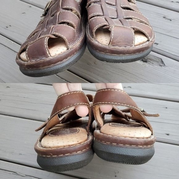 Vintage Vintage 90s y2k Born Greek Fisherman Chunky Platform Sandals Size US 12 / EU 45 - 4 Thumbnail