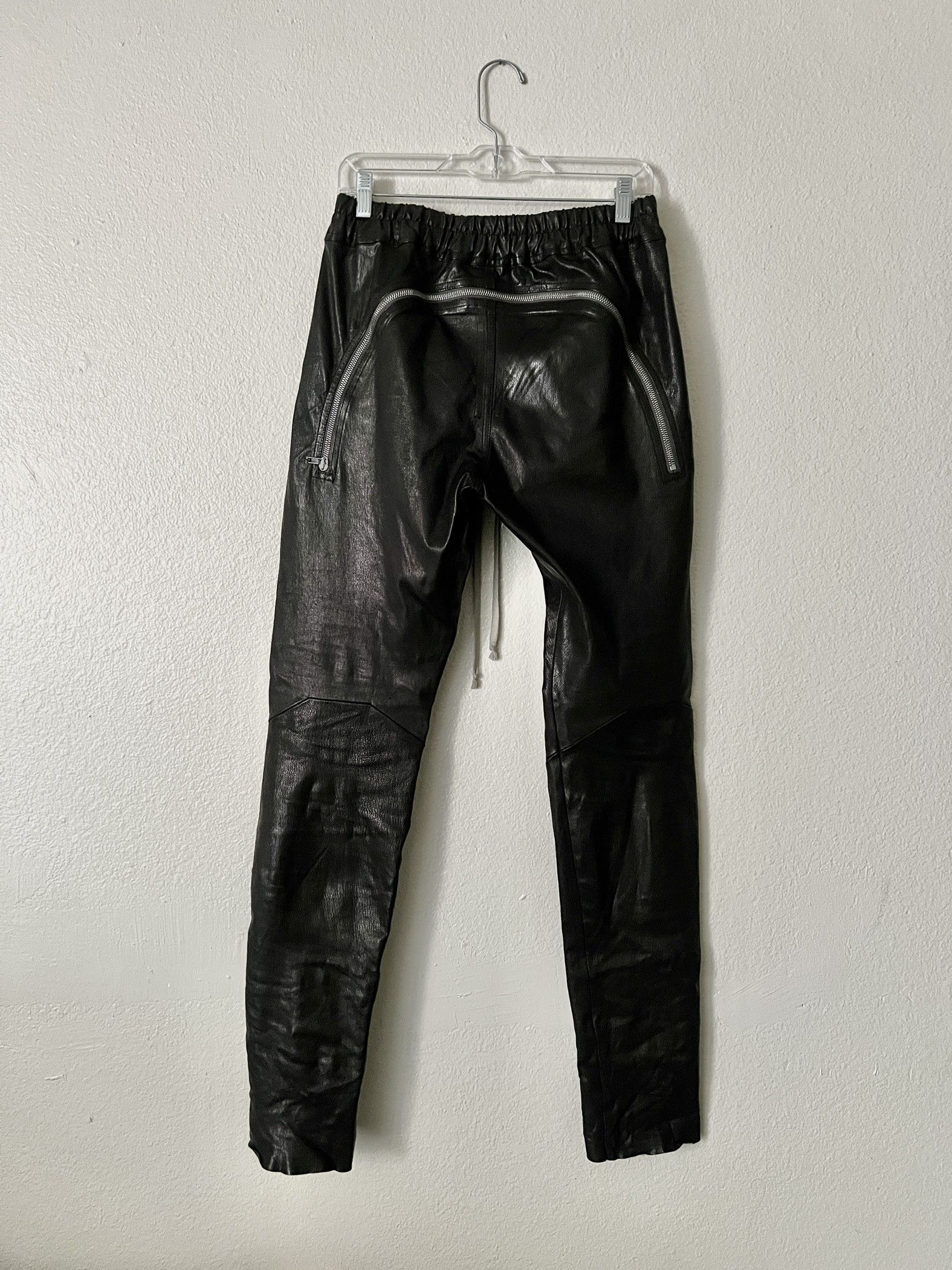 Rick Owens Rick Owens Goat Leather trouser Size US 28 / EU 44 - 3 Thumbnail