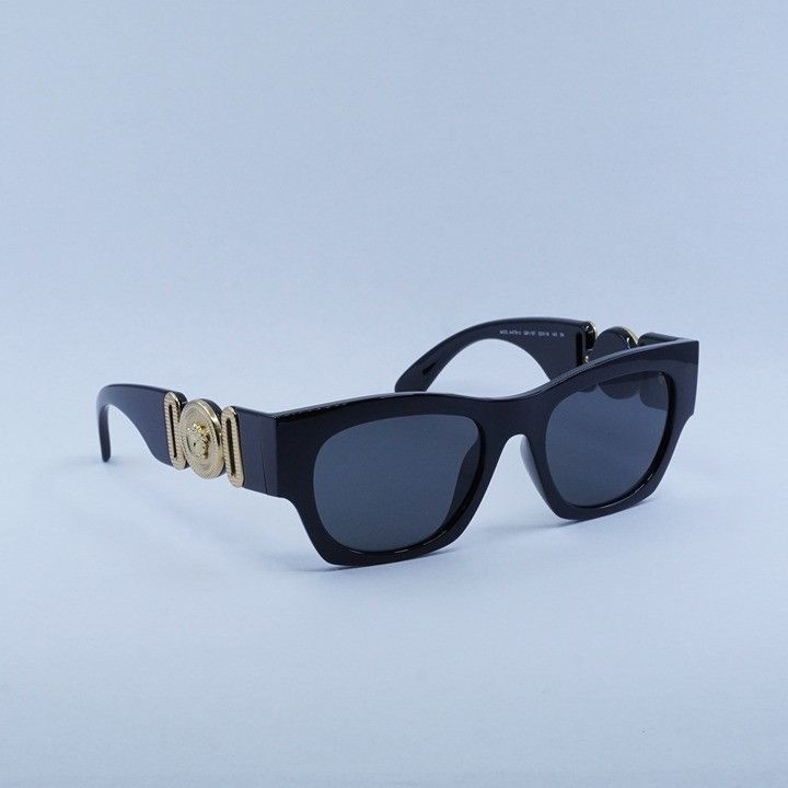 Versace Versace VE4479U GB1/87 Sunglasses Black Square Frame Size ONE SIZE - 9 Thumbnail