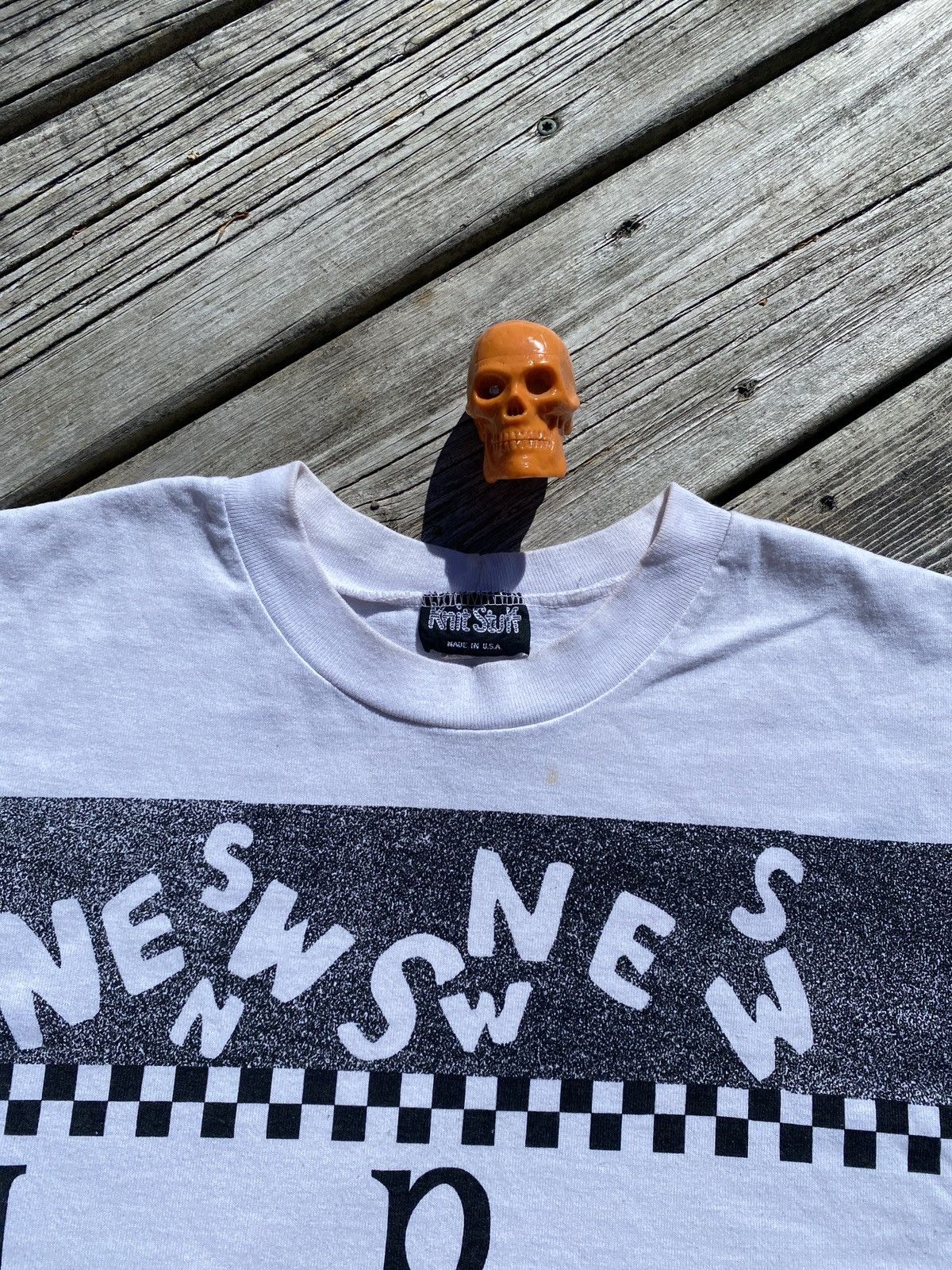 Vintage 90s News Fashion city art print shirt sz L Size US L / EU 52-54 / 3 - 4 Thumbnail
