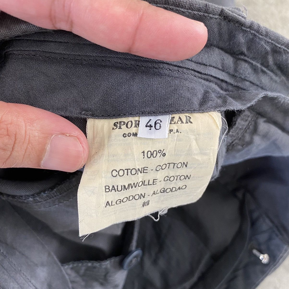 C.P. Company Vintage C.P. Company Trousers Pants Black Size US 29 - 15 Thumbnail