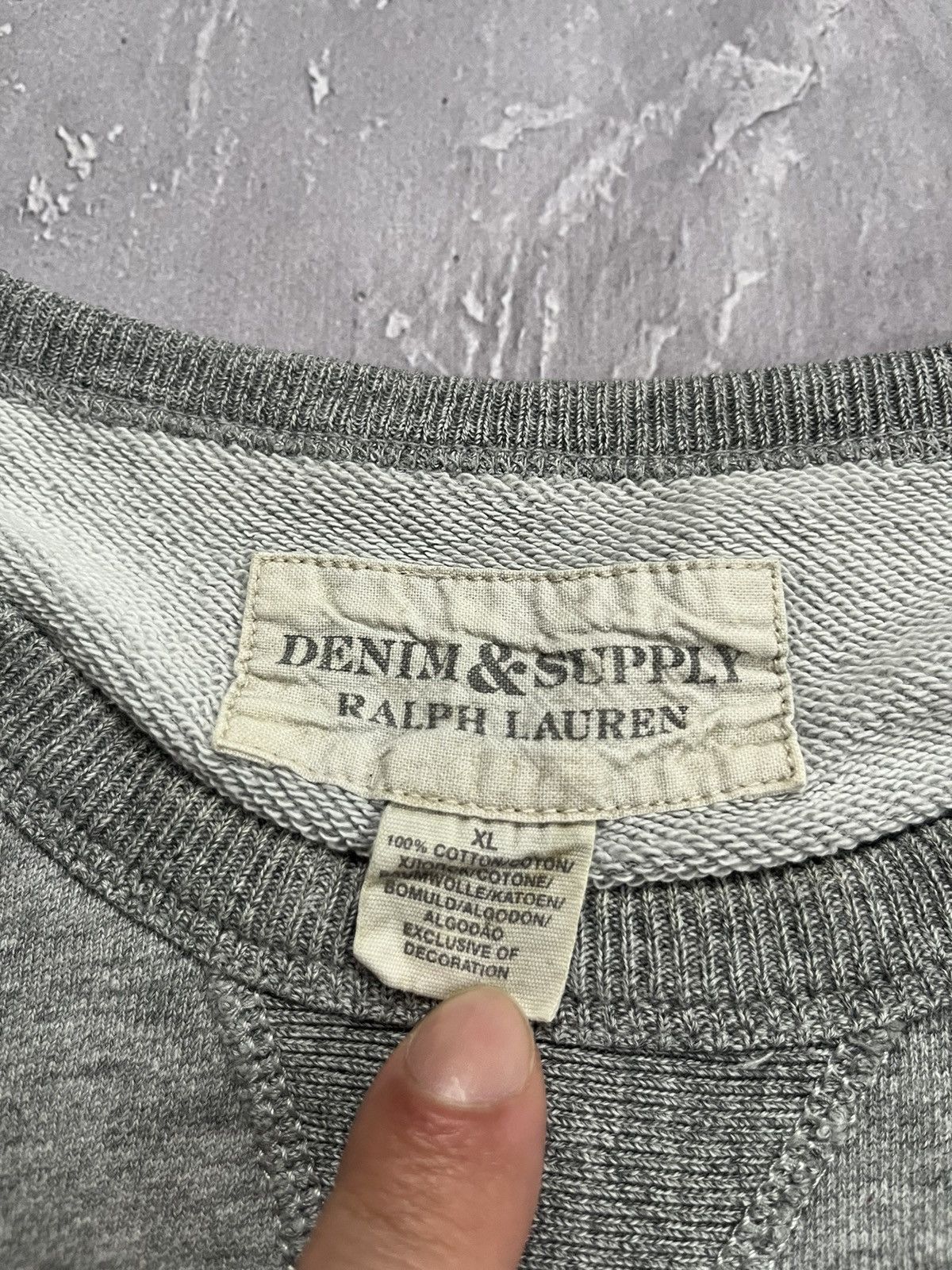 Denim & Supply Ralph Lauren Denim&Supply Ralph Lauren Navy CrewNeck sweatshirt Grey XL Size US XL / EU 56 / 4 - 3 Thumbnail