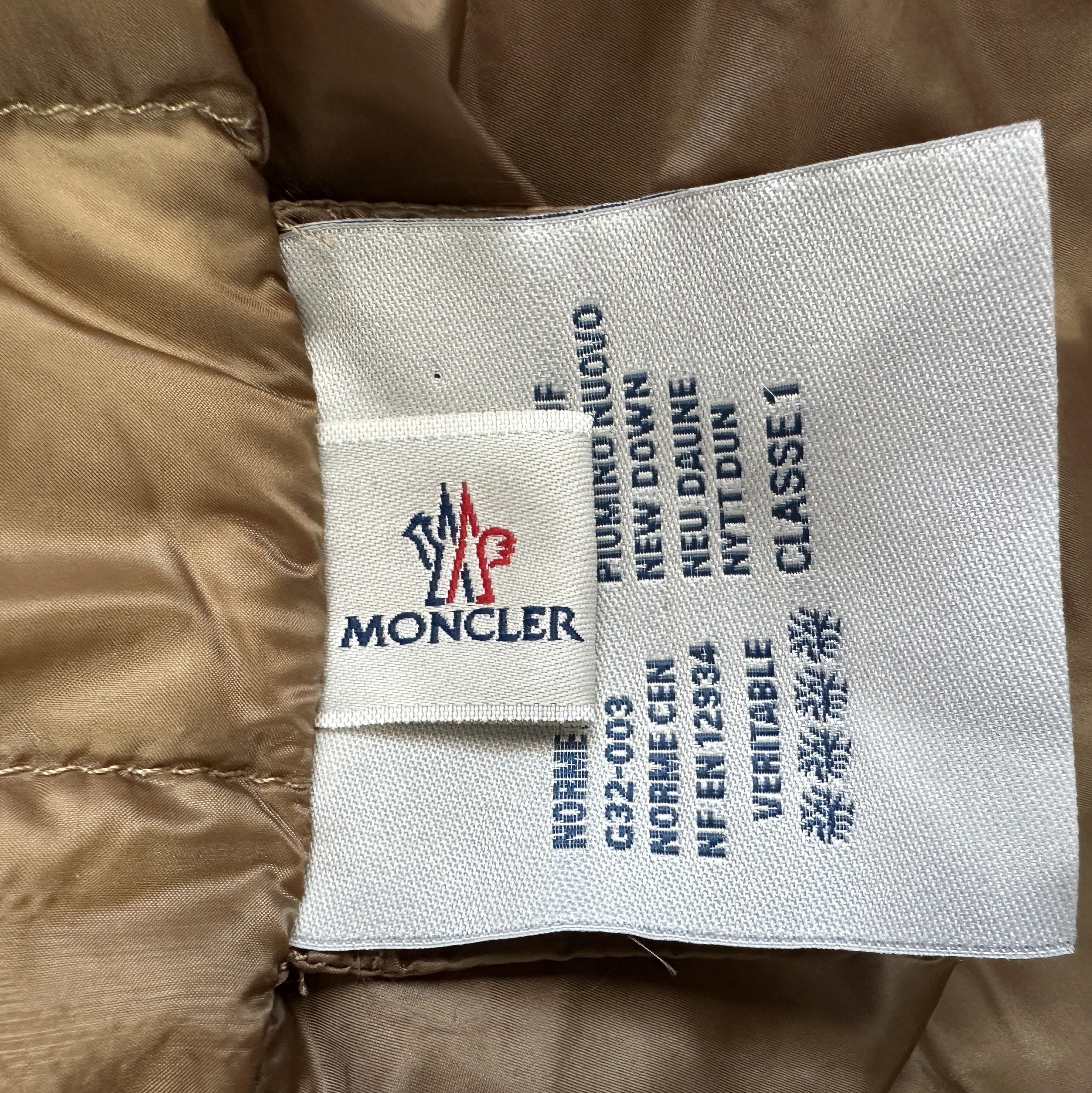 Moncler MONCLER Eden Light Down Jacket Size2 XS-S Beige Luxury Brand Size S / US 4 / IT 40 - 21 Thumbnail