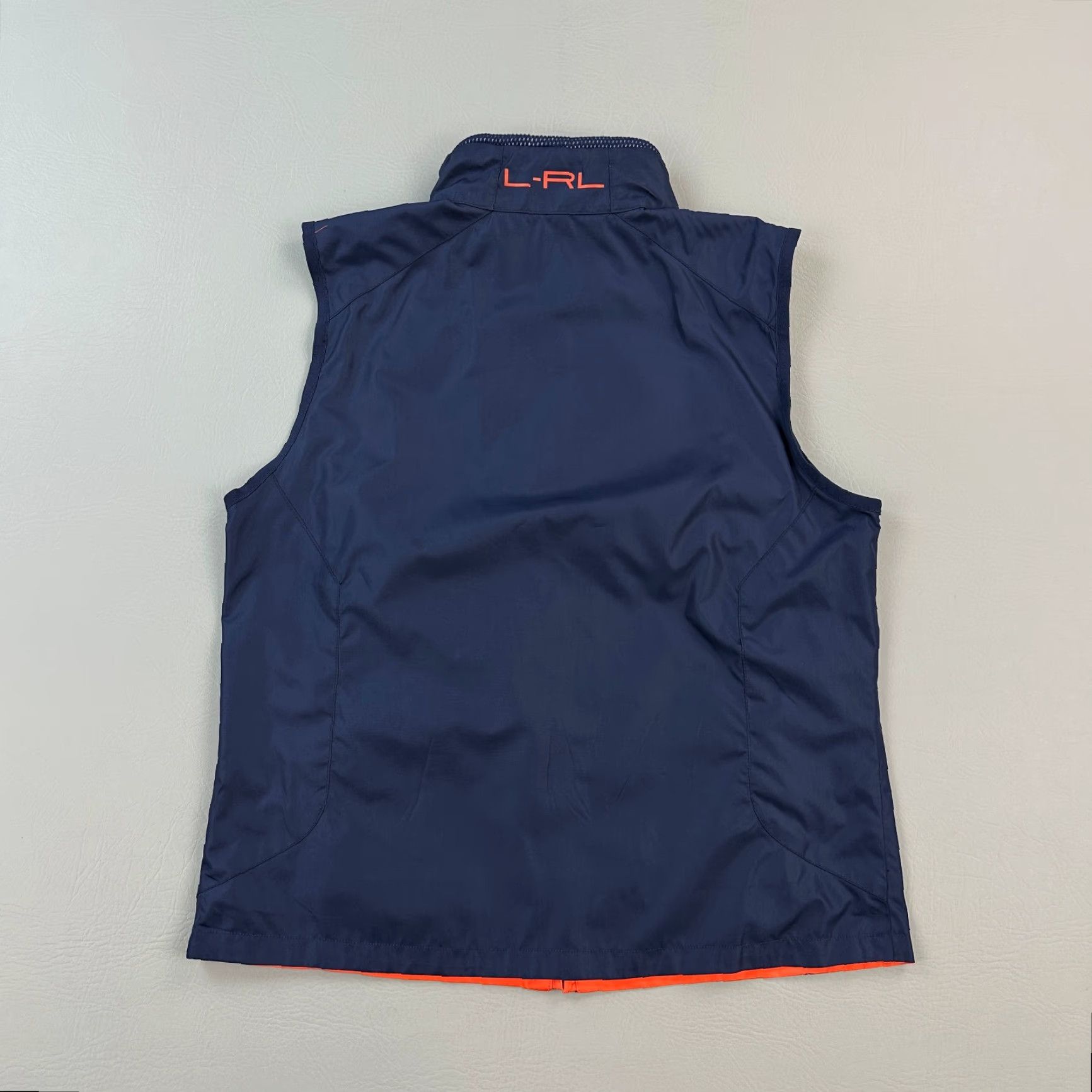 Ralph Lauren Ralph Lauren L-RL Vest Women's M Blue Orange Reversible Embroidered Crest Vest Size M / US 6-8 / IT 42-44 - 3 Thumbnail