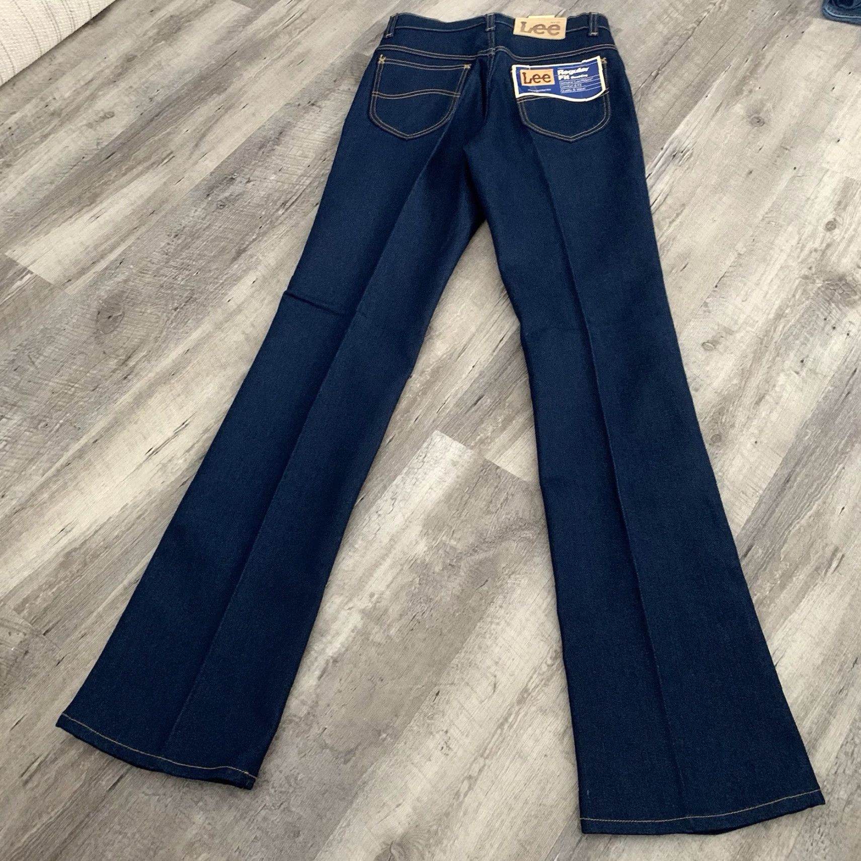 Lee NEW VINTAGE LEE RIDERS REGULAR FIT BOOT CUT DENIM JEANS LEATHER PATCH USA 30x36 Size US 30 / EU 46 - 3 Thumbnail