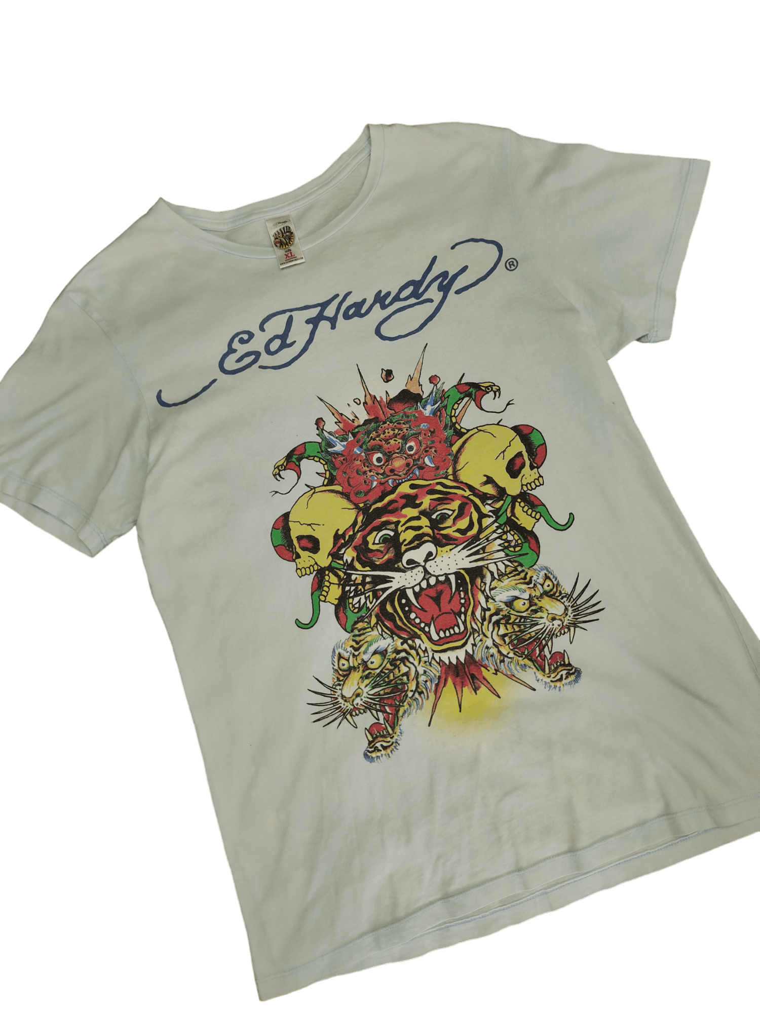 Ed Hardy Vintage Y2k Ed Hardy Tattoo Design T-Shirt Size US L / EU 52-54 / 3 - 2 Thumbnail