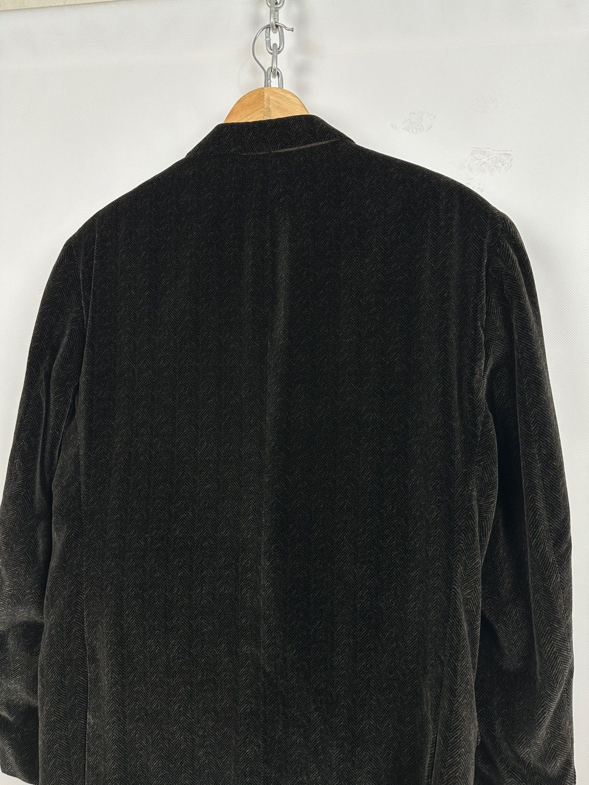 Caruso Raffaele Caruso Sartoria Parma Herringbone Handmade Blazer Size US L / EU 52-54 / 3 - 15 Thumbnail