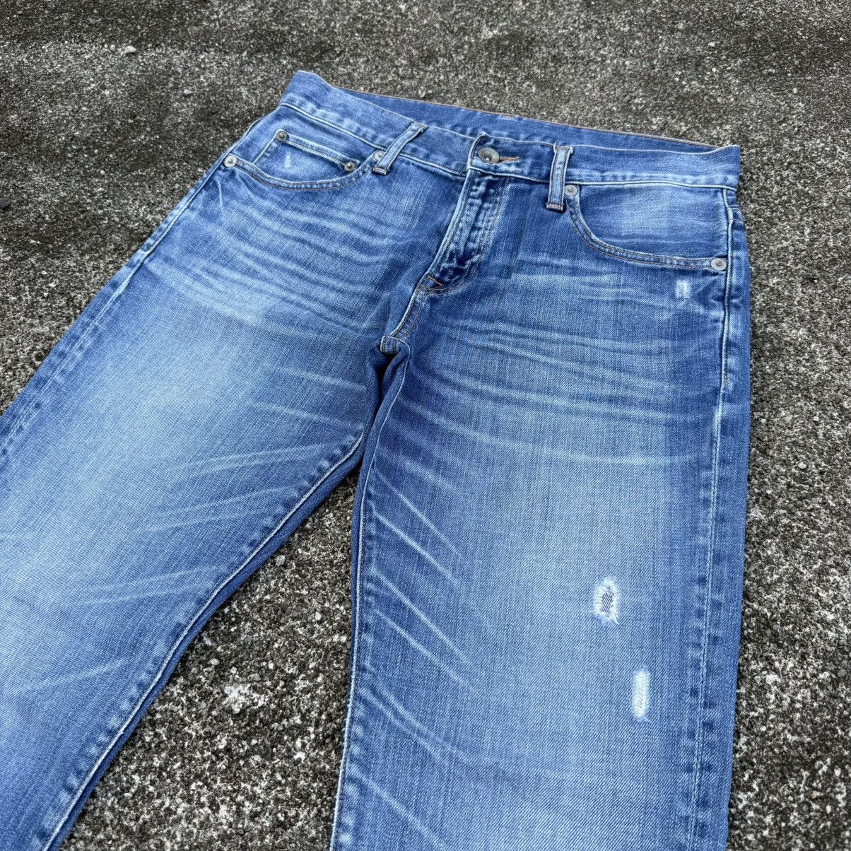 Japanese Brand VINTAGE JAPANESE DENIM FADED BLUE JEAN PANTS Size US 30 / EU 46 - 5 Thumbnail