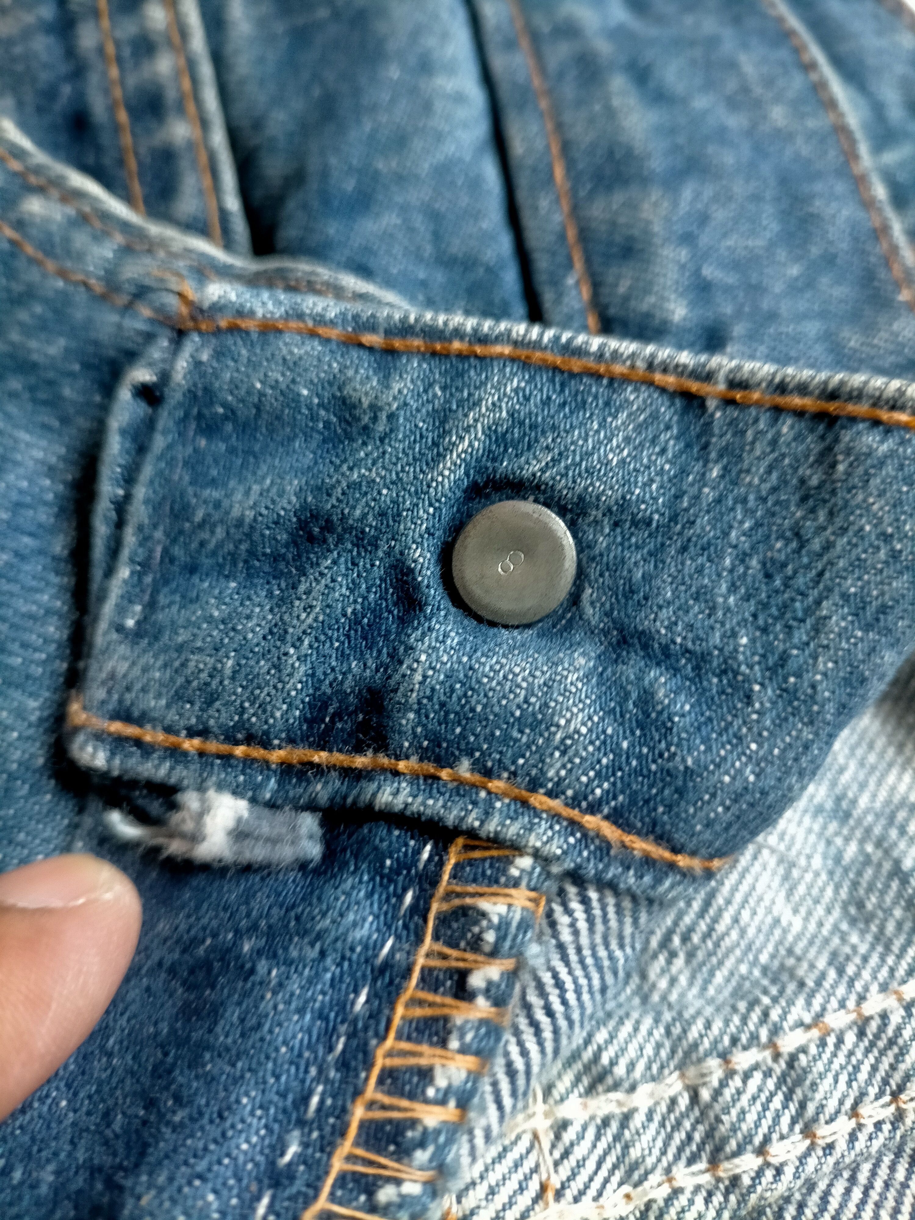 Levi's Vintage Clothing Vintage 80s Levis 505 Button Stamp No.8 Size US 31 - 15 Thumbnail