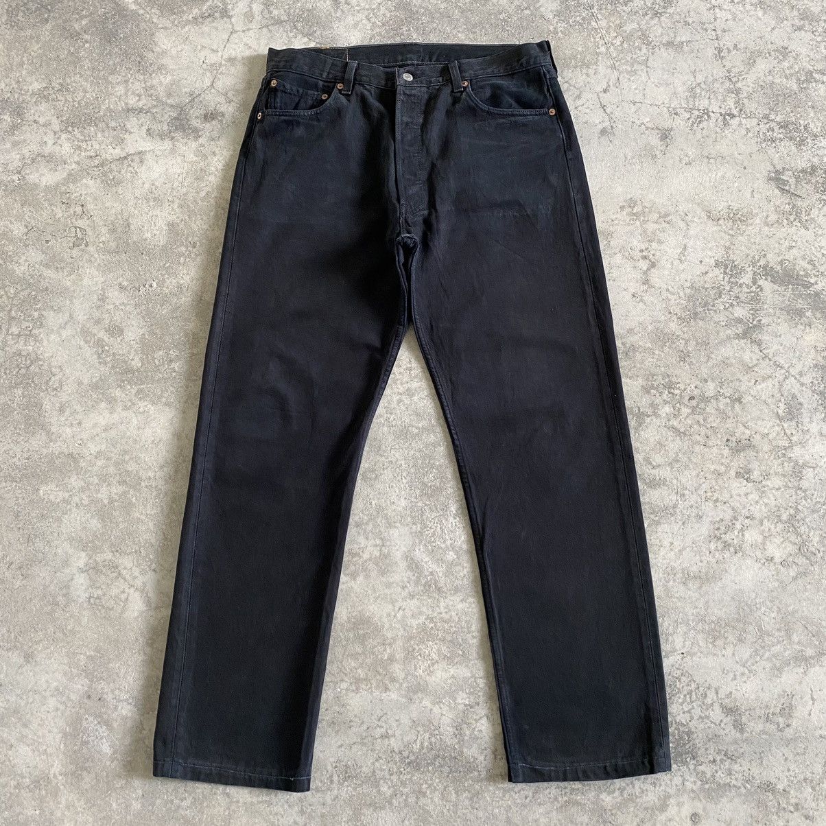 Levi's Vintage 1997 Levis 501 Black Denim Jeans Size US 34 / EU 50 - 1 Thumbnail