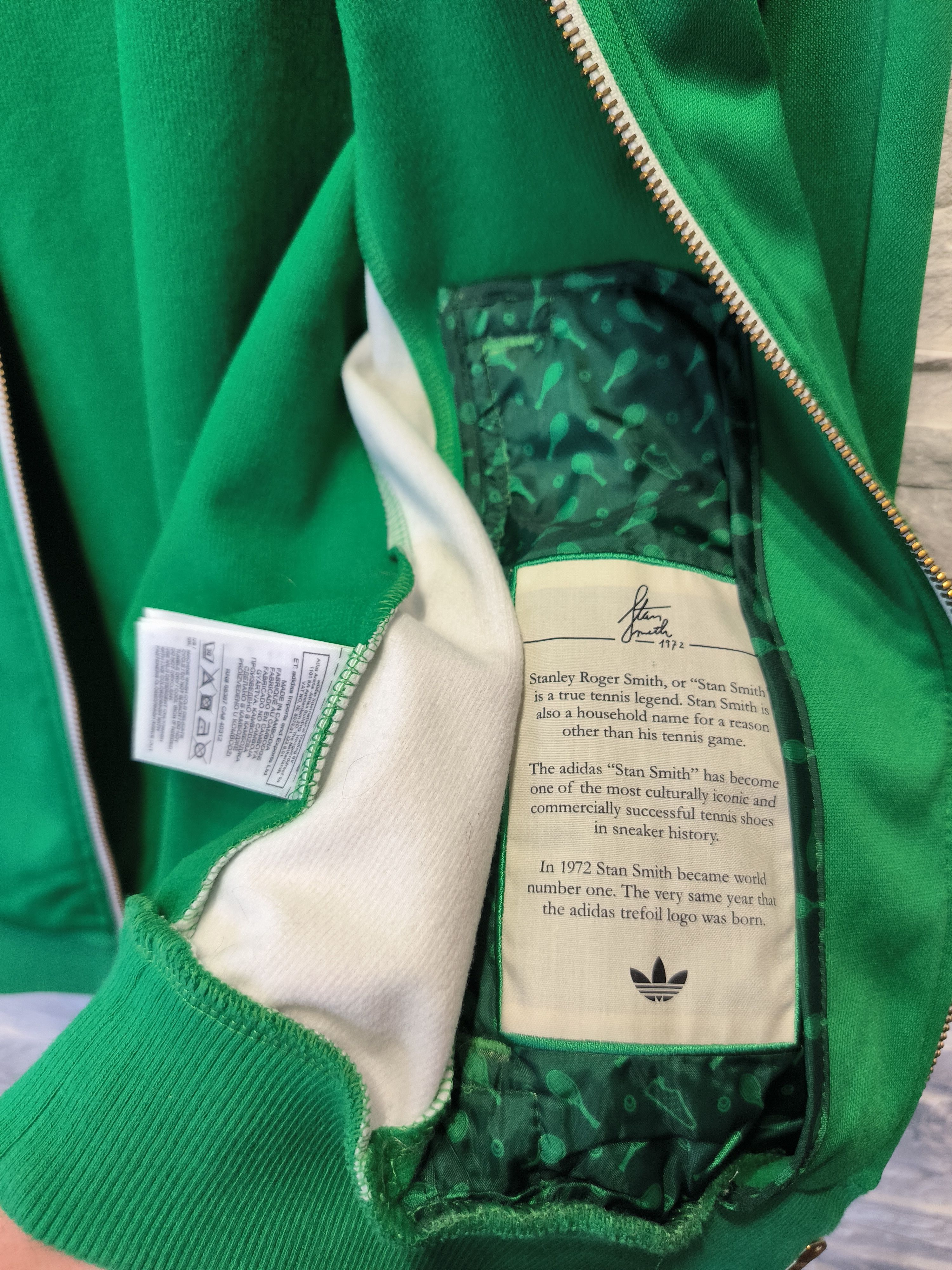 Adidas Adidas Stan Smith Tracksuit Zip Logo Green Size US M / EU 48-50 / 2 - 5 Thumbnail