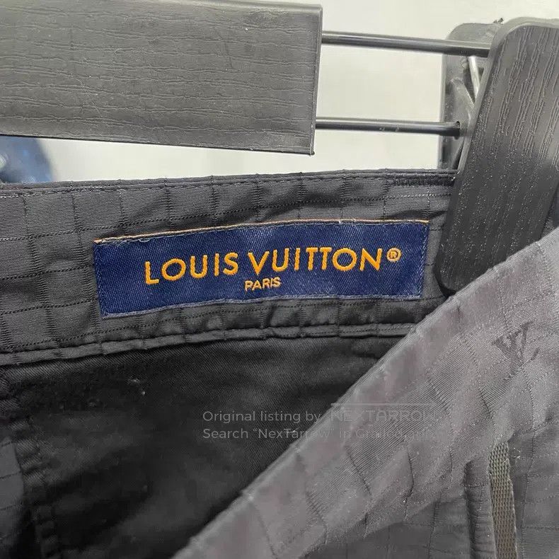 Louis Vuitton Louis Vuitton Plaid printed black shorts Size US 44 / EU 60 - 4 Thumbnail