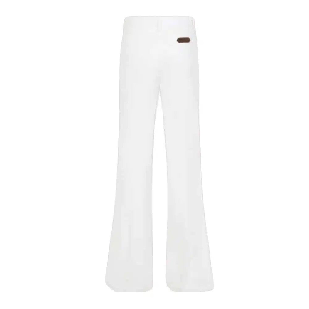 Tom Ford o1sndg0526 PAD123 Denim Flare Pant in White Size 25" / US 0 / IT 36 - 2 Thumbnail