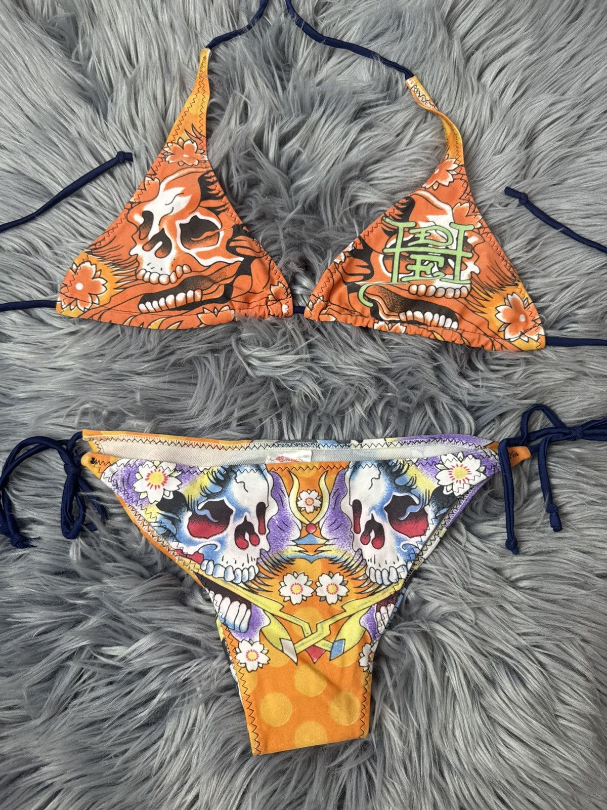 Ed Hardy × Vintage Vintage Ed Hardy Bikini | Grailed