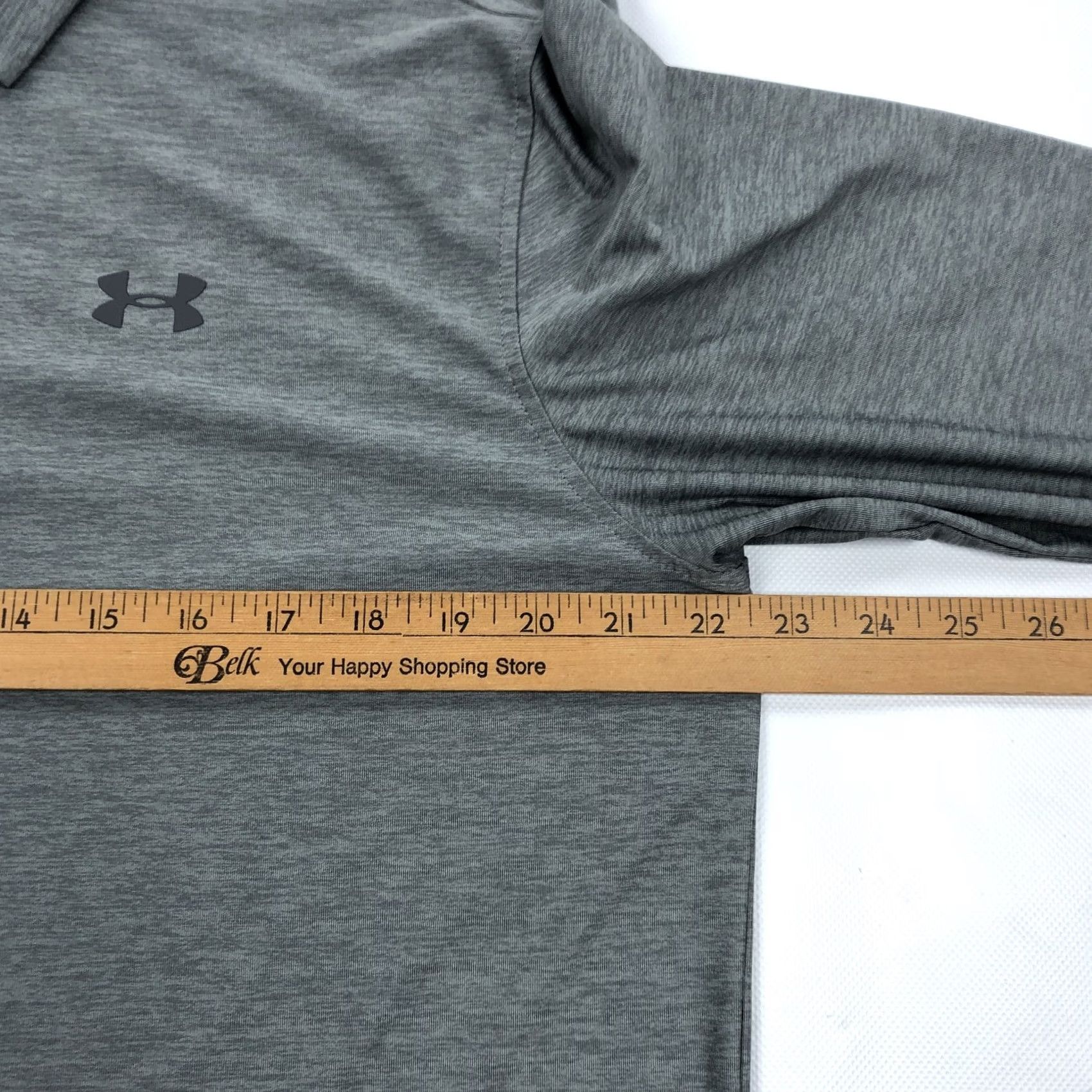Under Armour Under Armour Polo Shirt Long Sleeve Gray Men L Loose Fit Performance Golf Shirt Size US L / EU 52-54 / 3 - 6 Thumbnail