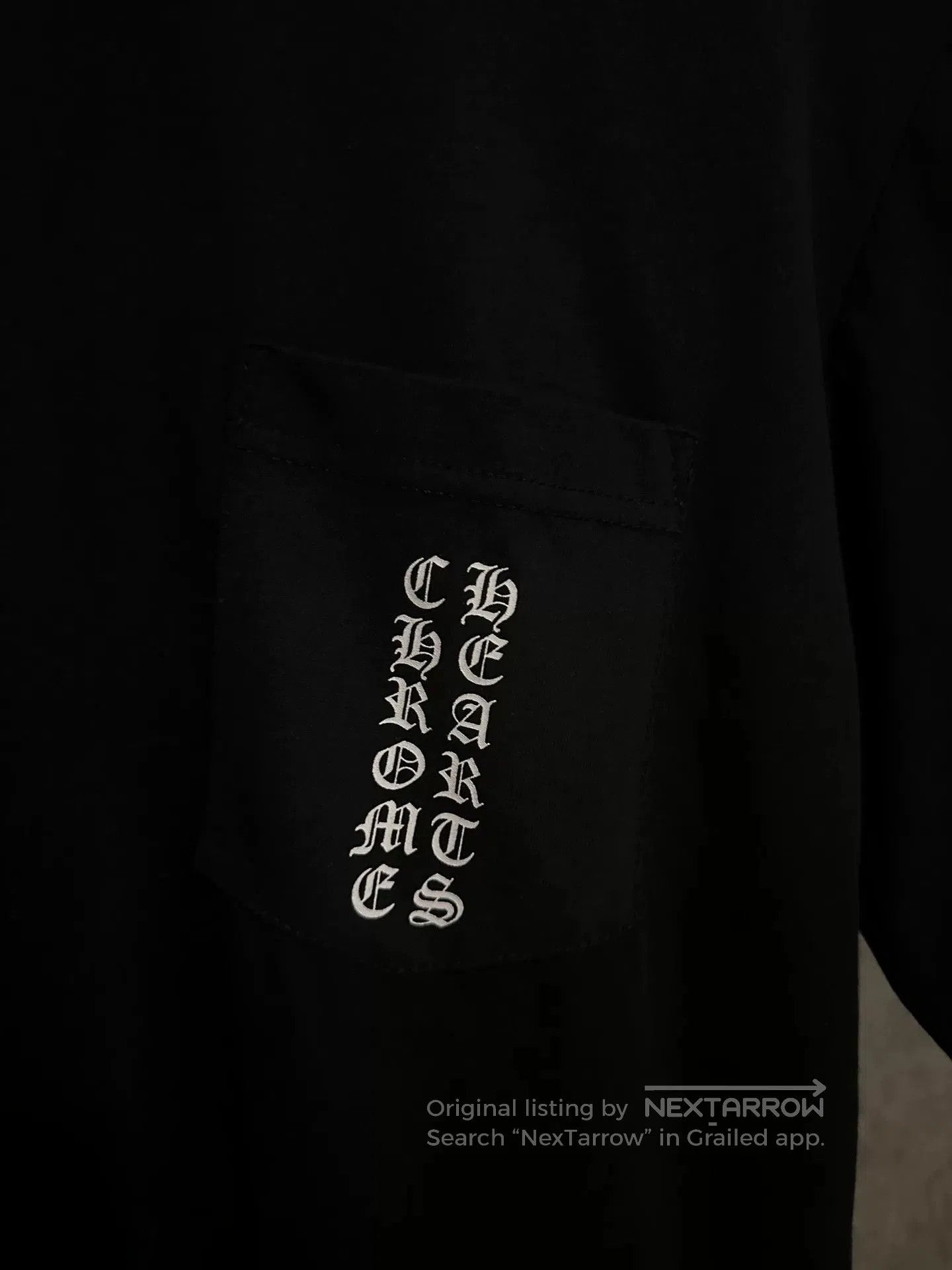 Chrome Hearts chrome hearts black short sleeve pocket t-shirt. Size US M / EU 48-50 / 2 - 5 Thumbnail