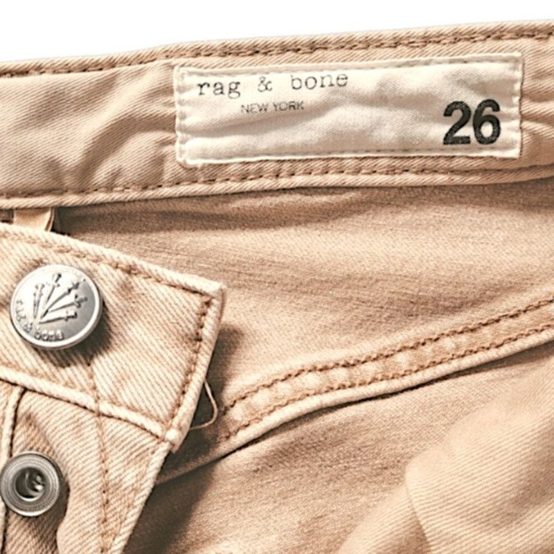 Rag & Bone Rag and Bone Beige Jeans | Size 26 Size 26" / US 2 / IT 38 - 5 Thumbnail