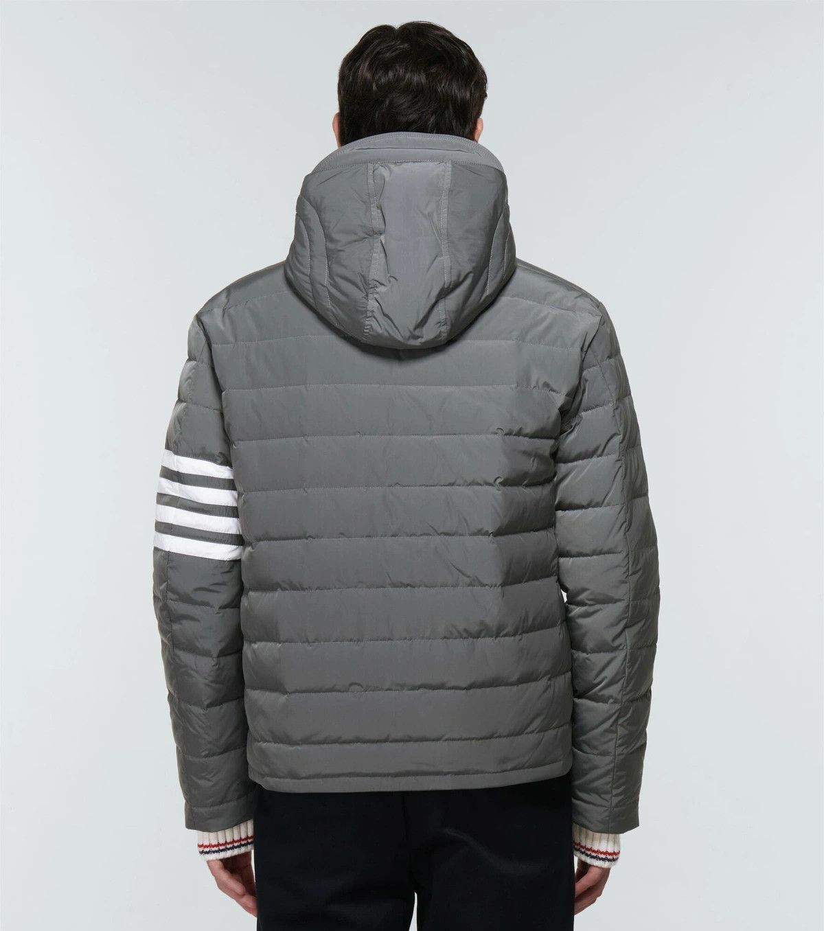 Thom Browne o1h1sh10525 Downfilled Ski Jacket in Medium Grey Size US XL / EU 56 / 4 - 4 Thumbnail