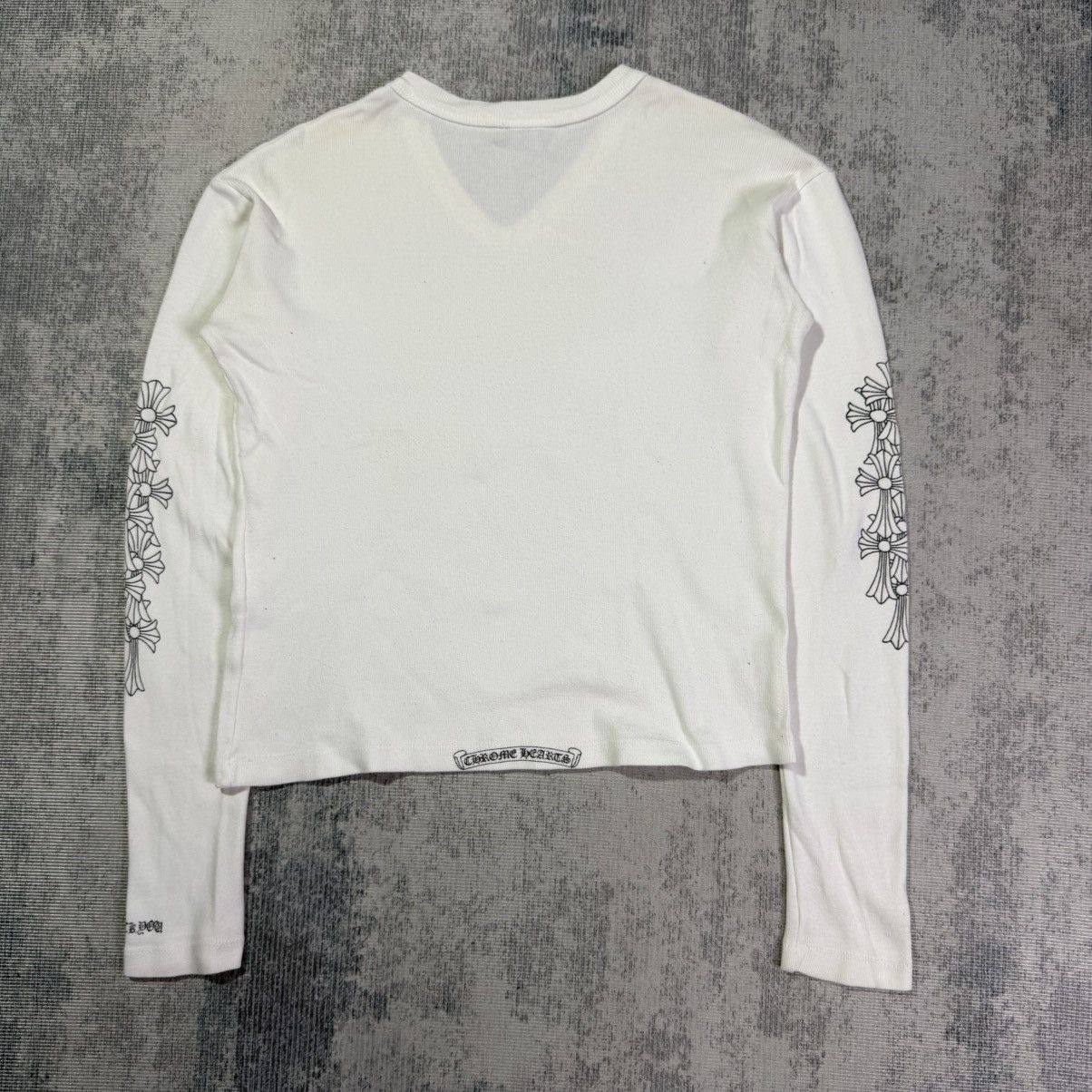 Chrome Hearts Y2K CEMETERY CROSS SLEEVES CROPTOP Size ONE SIZE - 3 Thumbnail