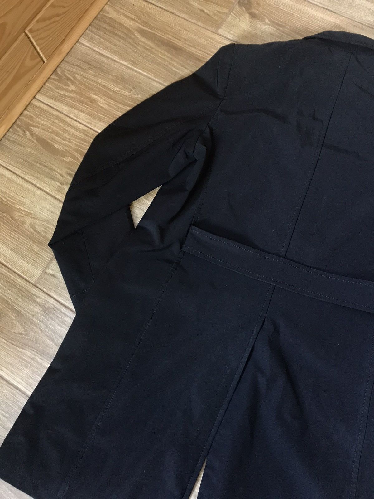 Prada Vintage Prada Milano Trench Coat Jacket Cloak Size L / US 10 / IT 46 - 10 Thumbnail