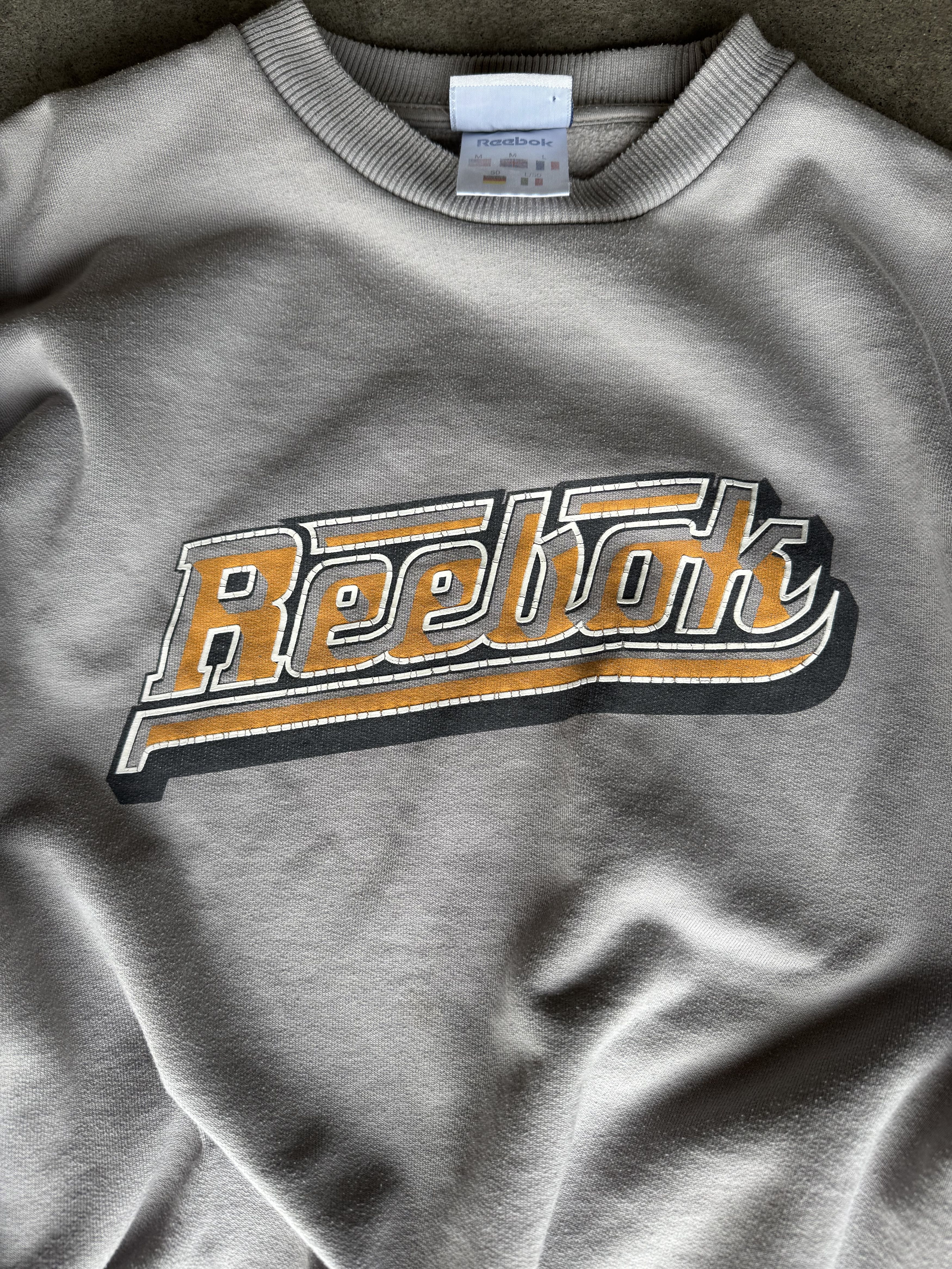 Reebok Reebok 90s Logo Grey Crewneck Size US M / EU 48-50 / 2 - 4 Thumbnail