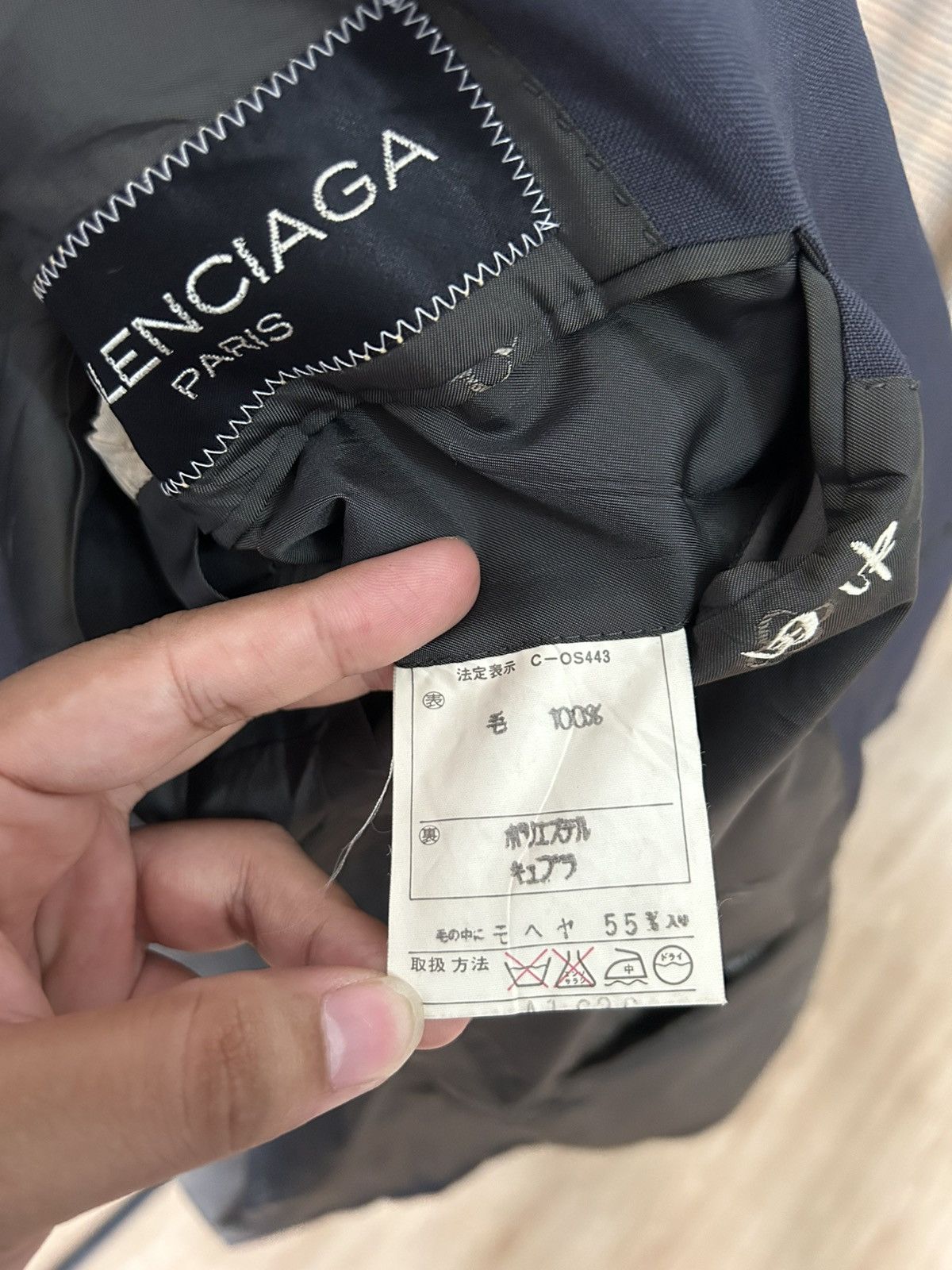Balenciaga Balenciaga Iconic Button Logo Blazer Size 38R - 11 Thumbnail