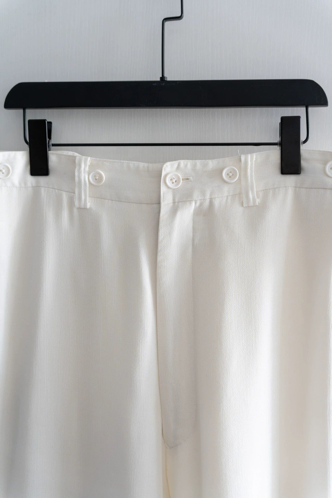 Yohji Yamamoto Yohji Yamamoto 97SS White Silk Mermaid Trousers Size US 29 - 3 Thumbnail