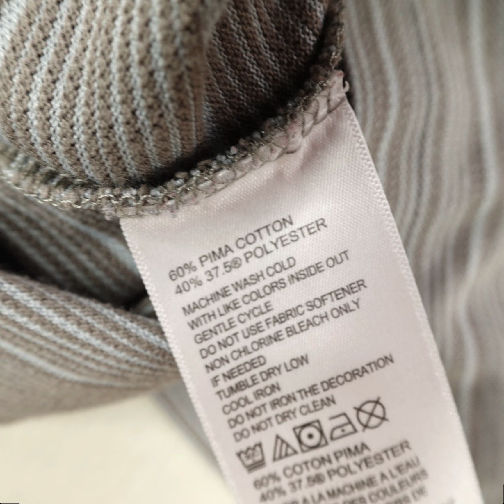 Tommy Bahama Tommy Bahama Polo Shirt Mens Large Gray Stripes Island Zone Pima Cotton Marlin Polo Shirt Mens Large Gray Stripes Island Zone Pima Cotton Marlin Size US L / EU 52-54 / 3 - 4 Thumbnail