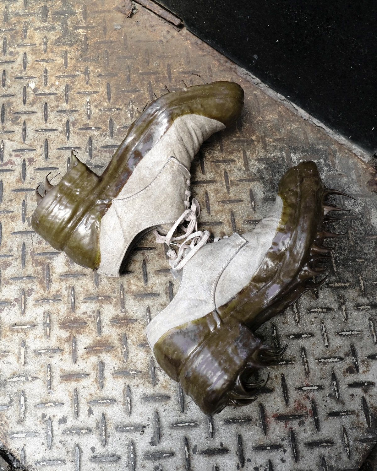 Carol Christian Poell Carol Christian Poell O.D Goodyear Drip Rubber Derby Size US 9 / EU 42 - 11 Thumbnail