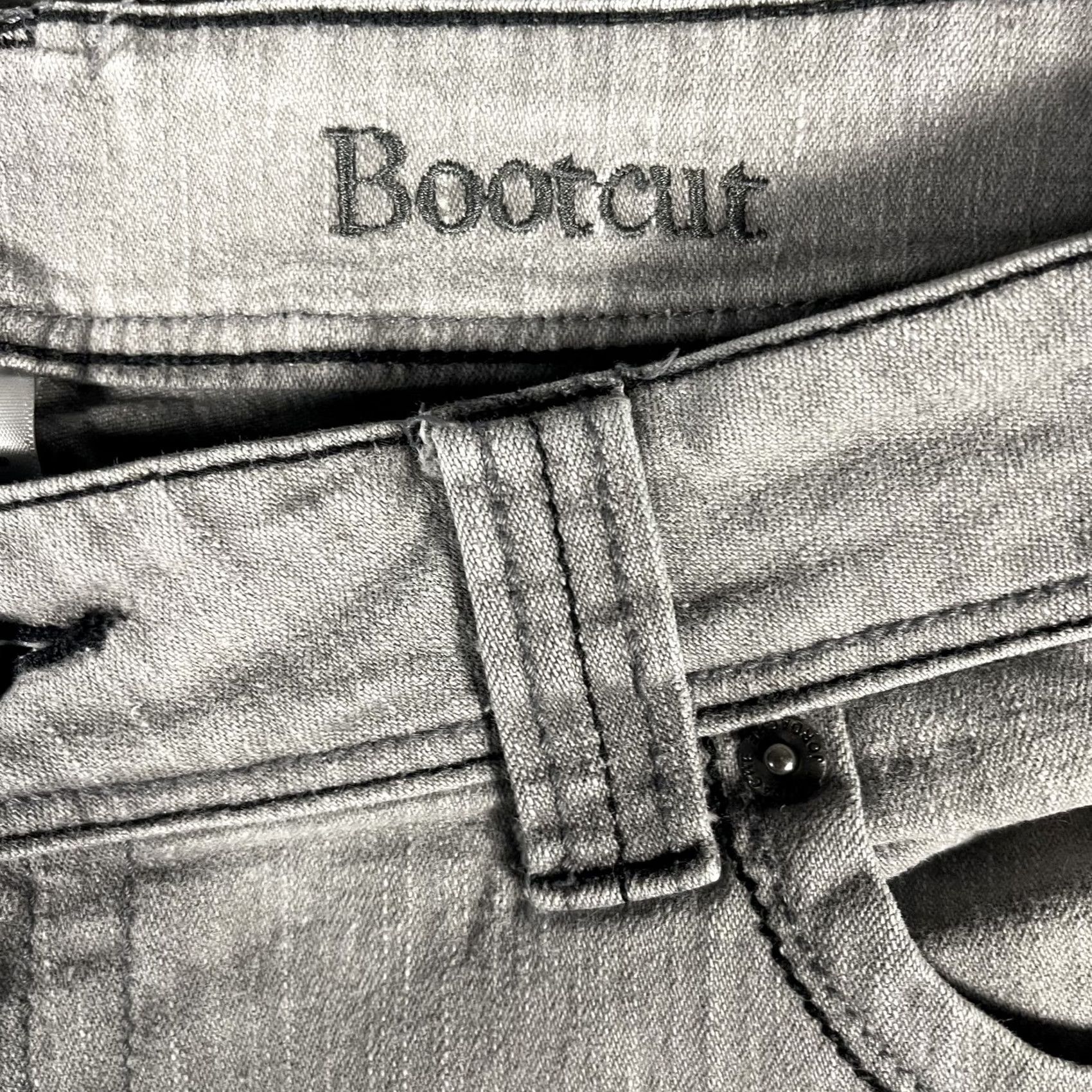 Jordache Jordache Jeans Womens 14 Gray Bootcut Stretch Embroidered Pocket Casual Pants Size 36" / US 14 / IT 50 - 6 Thumbnail