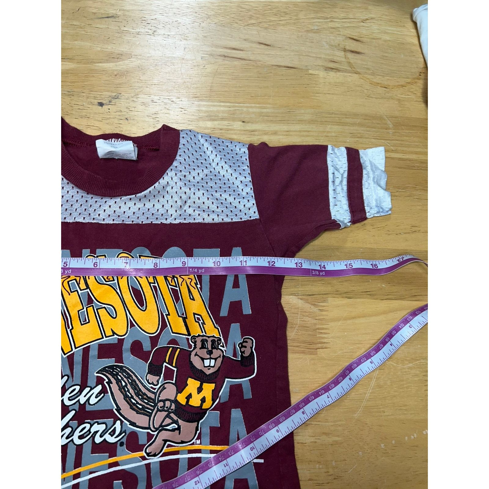 Vintage Baby Golden Gophers One Piece Minnesota College 12 Months Size XL / US 12-14 / IT 48-50 - 8 Thumbnail