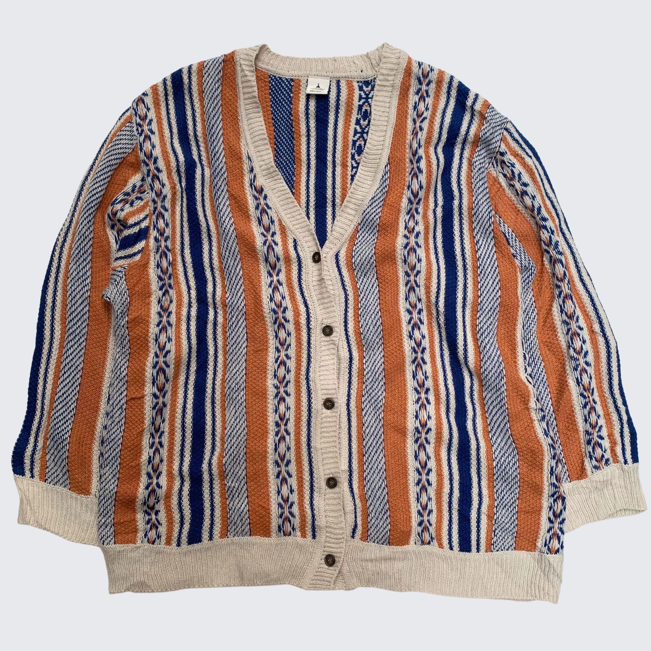 Japanese Brand Niko And.. Japan 2000s Oversize Knit Cardigan Size US L / EU 52-54 / 3 - 1 Thumbnail