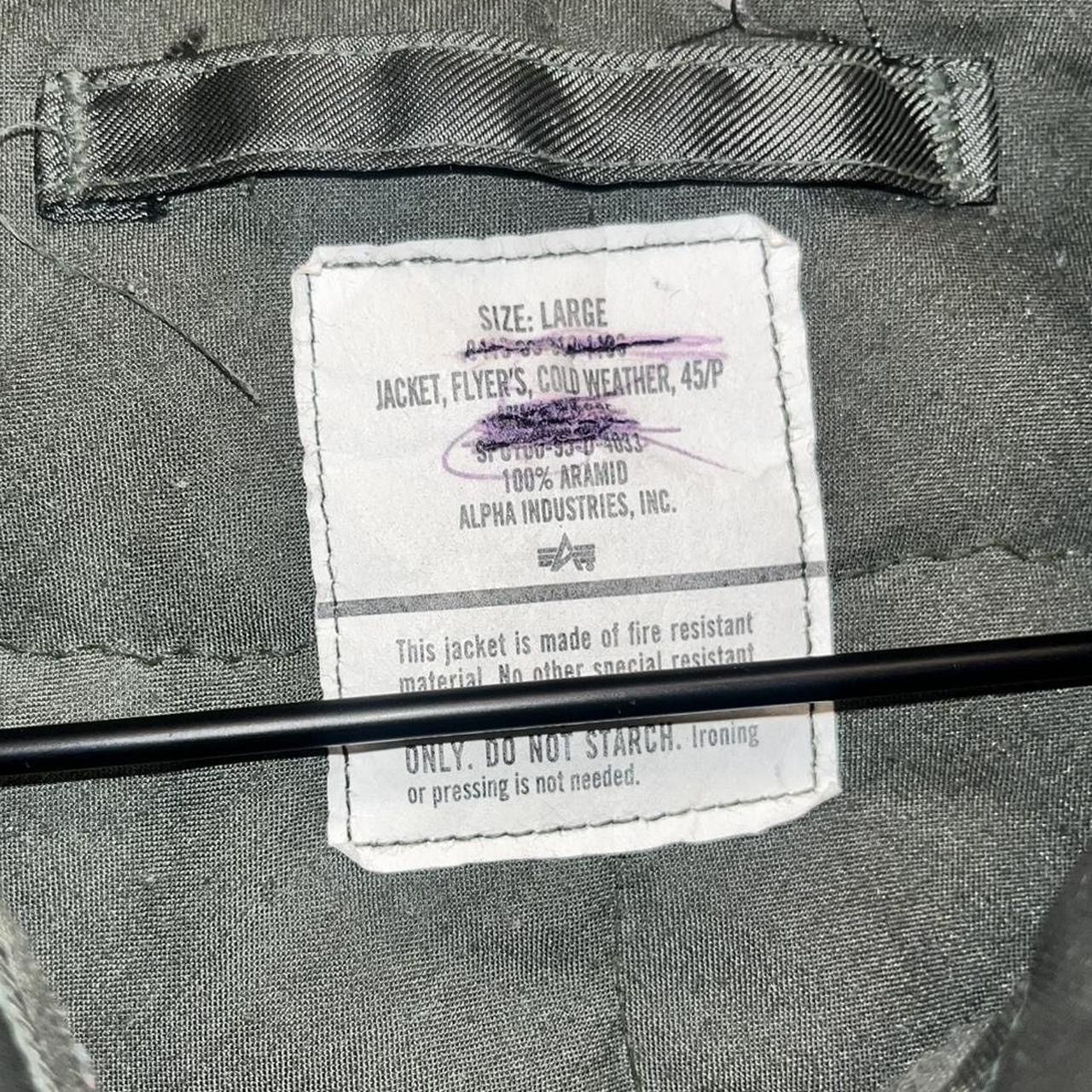 Alpha Industries U.S. military-issue CWU-45/P Flyer's Cold Weather Jacket Size US L / EU 52-54 / 3 - 4 Thumbnail