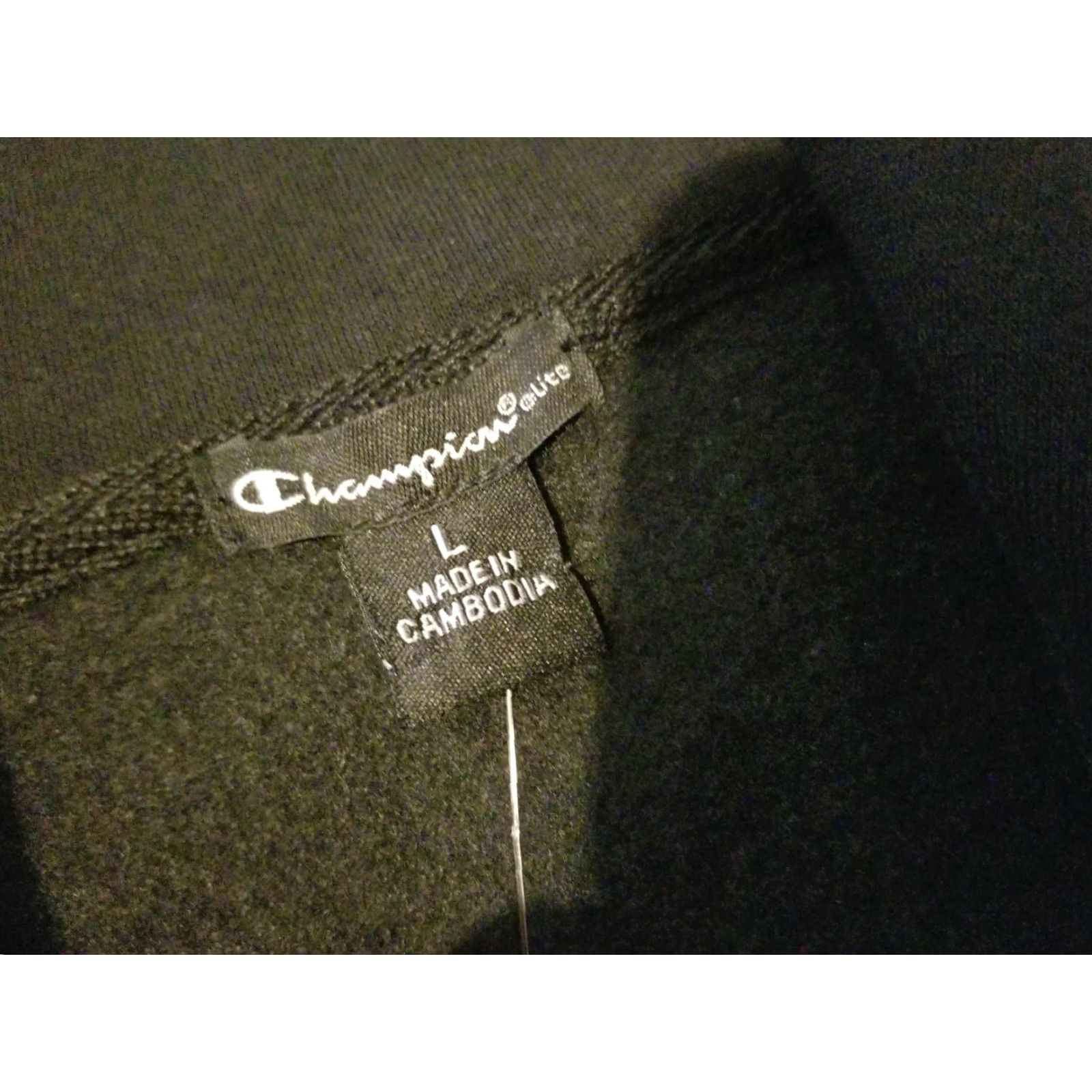 Champion Champion Jacket Hooded Mens Large Black Athletic Gym Workout Regular Size L Size US L / EU 52-54 / 3 - 6 Thumbnail