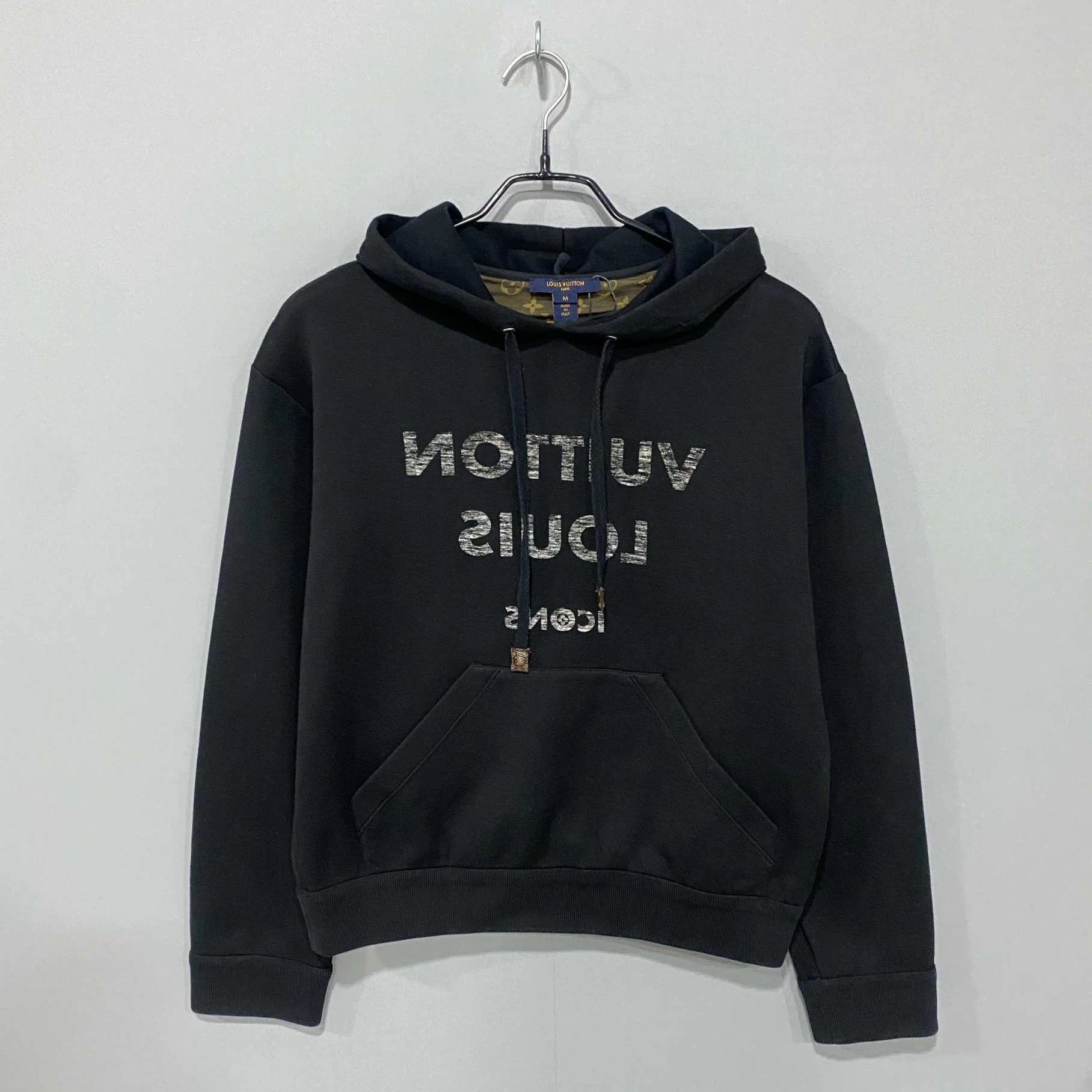 Louis Vuitton LV distressed monogram letter logo hoodie 98 New M Size US M / EU 48-50 / 2 - 1 Thumbnail