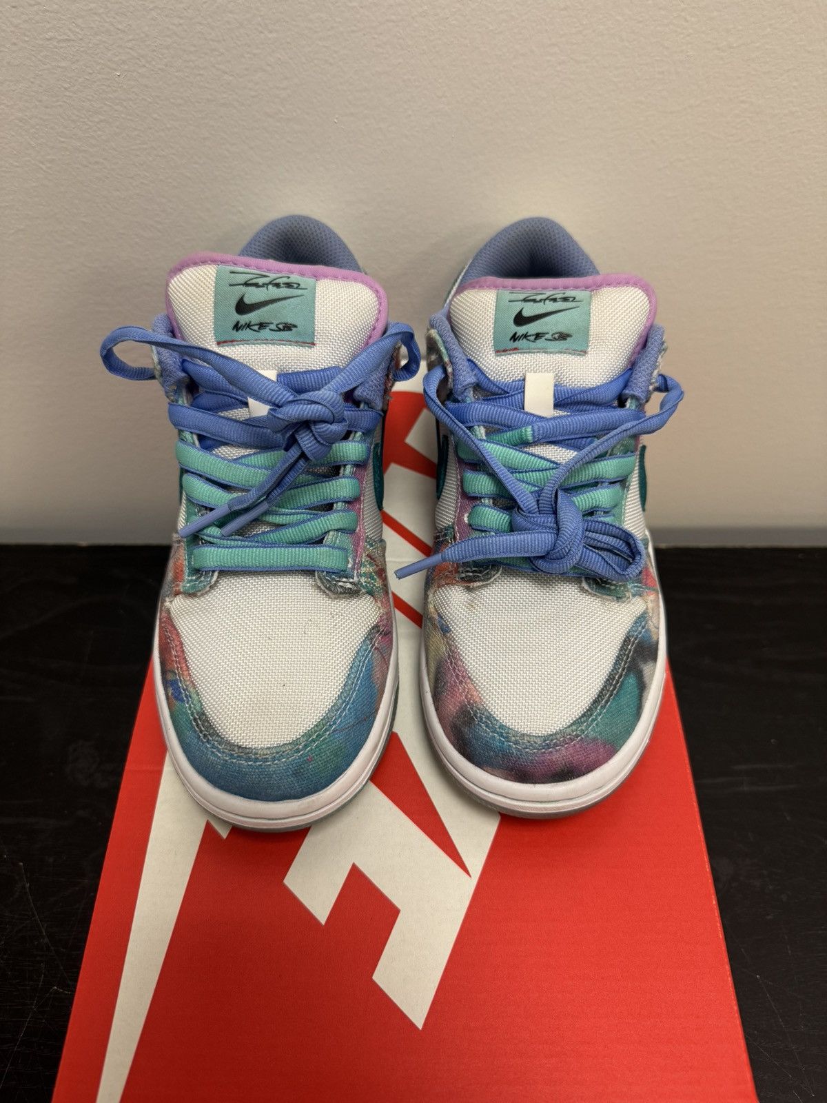 Nike Nike dunk futura laboratories bleached augu Size US 5 / EU 37 - 3 Thumbnail