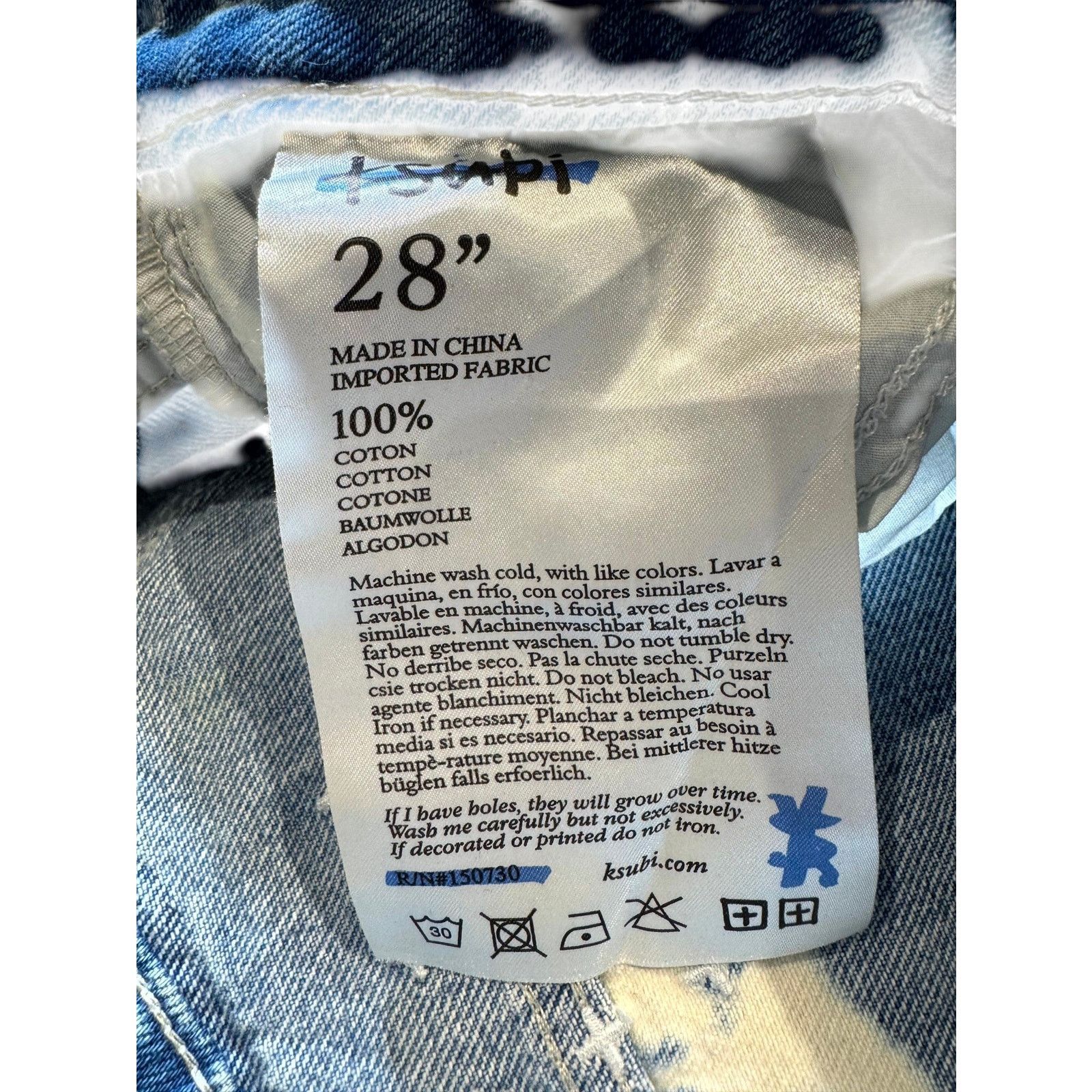 Ksubi Ksubi Bleach Wash Jeans Size US 28 / EU 44 - 4 Thumbnail