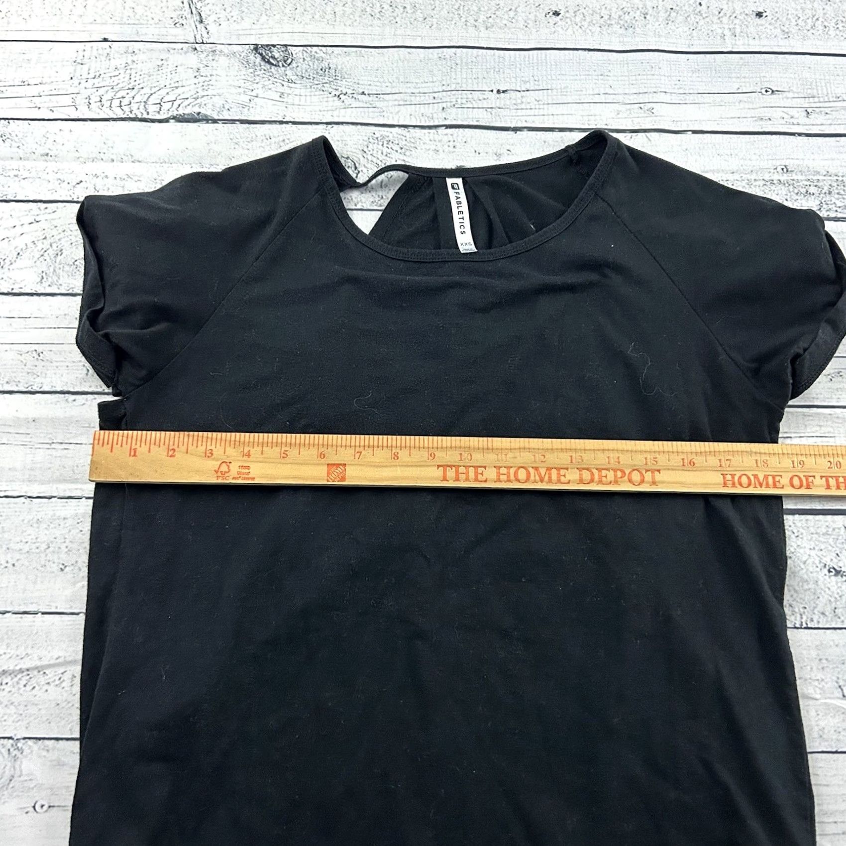 Fabletics Fabletics Short Sleeve Open Shoulder Top Women's XXS Black Shirt Womens XXS Black Open Shoulder Fabletics Short Sleeve Top Size XXS / US 00 / IT 34 - 4 Thumbnail