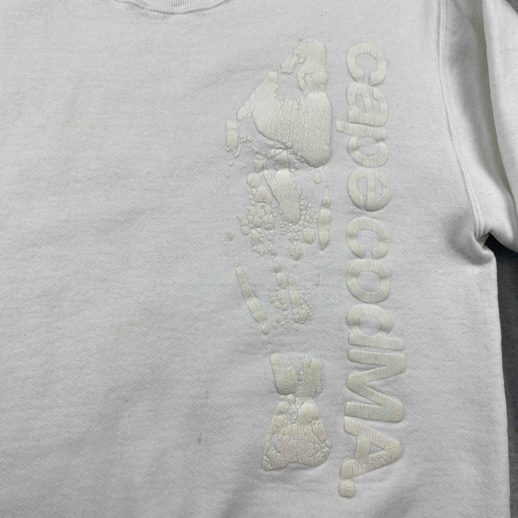 Jerzees VINTAGE Jerzees Cape Cod MA Sweatshirt Mens L White Puff Print Pullover Crewneck USA Size US L / EU 52-54 / 3 - 6 Thumbnail