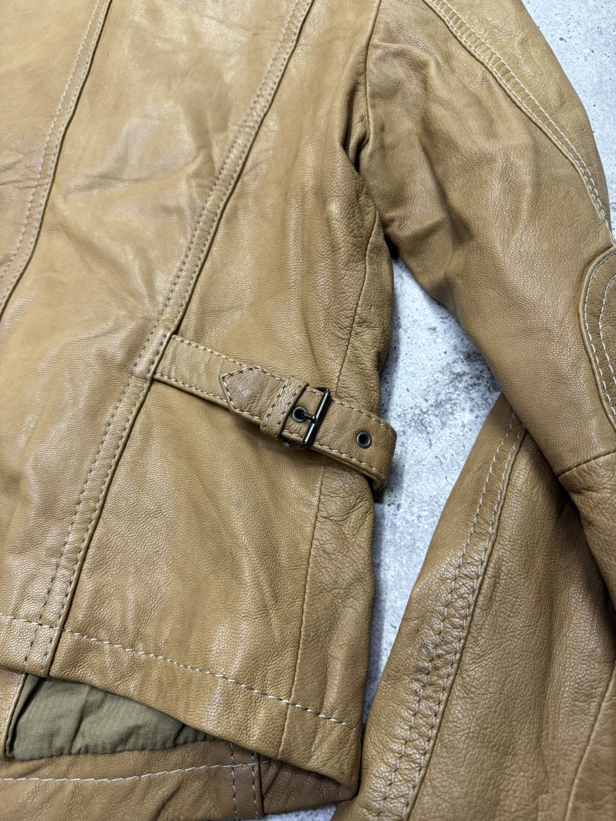 14th Addiction Vintage Soft Leather Bandage Jacket Size US M / EU 48-50 / 2 - 6 Thumbnail