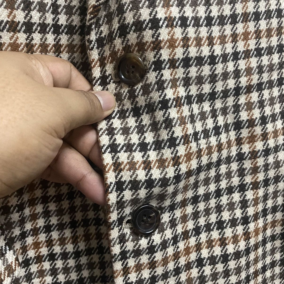 Burberry Vintage BURBERRYS England Harringbone Wool Jacket Size 42L - 3 Thumbnail