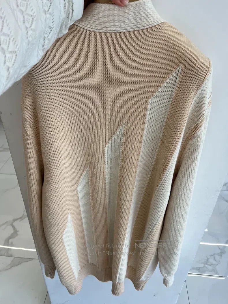 Hermes Hermes Women's Cardigan, Beige, Fall/Winter 2025 Size XS / US 0-2 / IT 36-38 - 3 Thumbnail