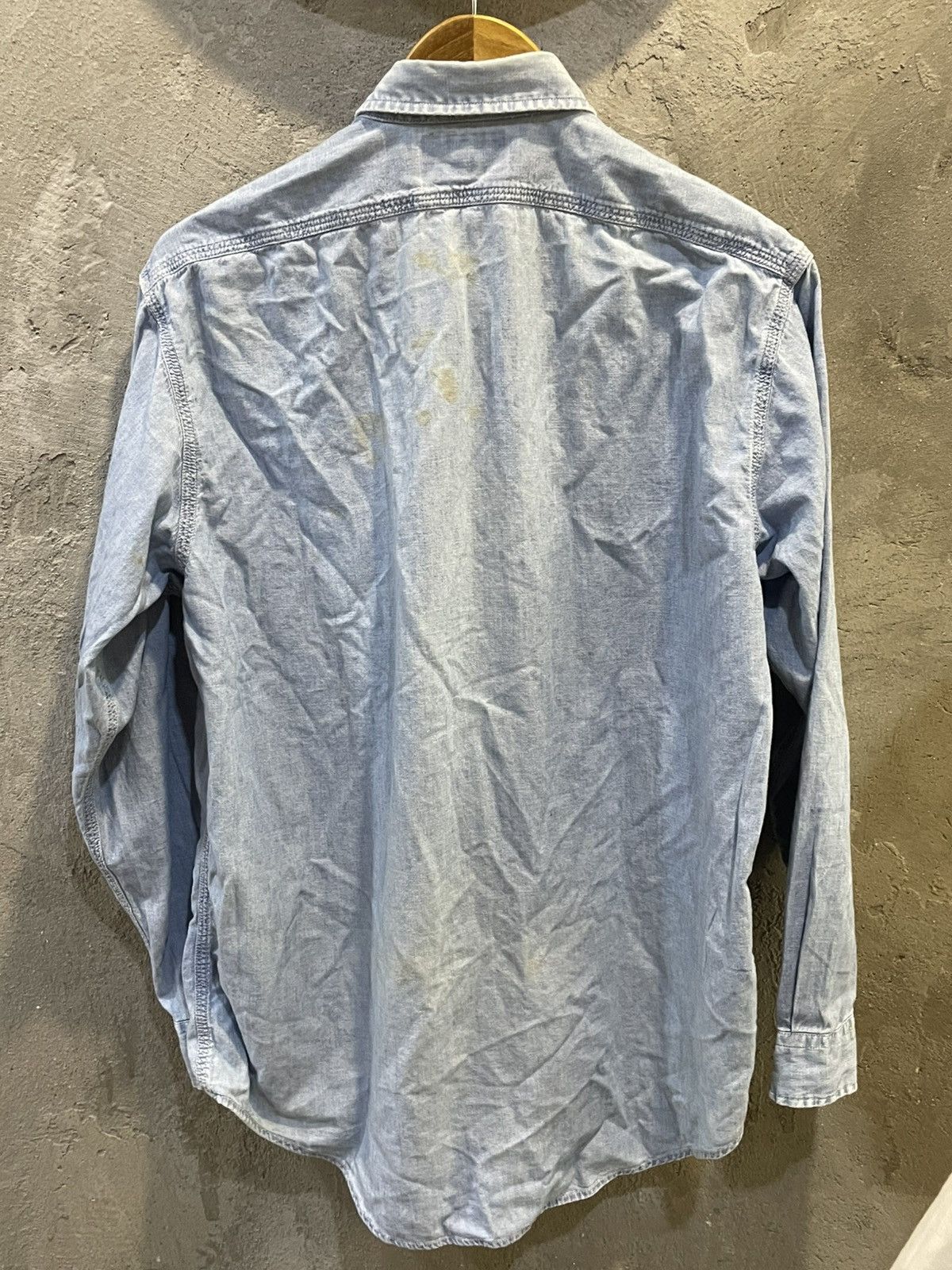 RRL Ralph Lauren RRL Ralph Lauren Western Denim L/S Button Up Shirt Size US L / EU 52-54 / 3 - 18 Thumbnail